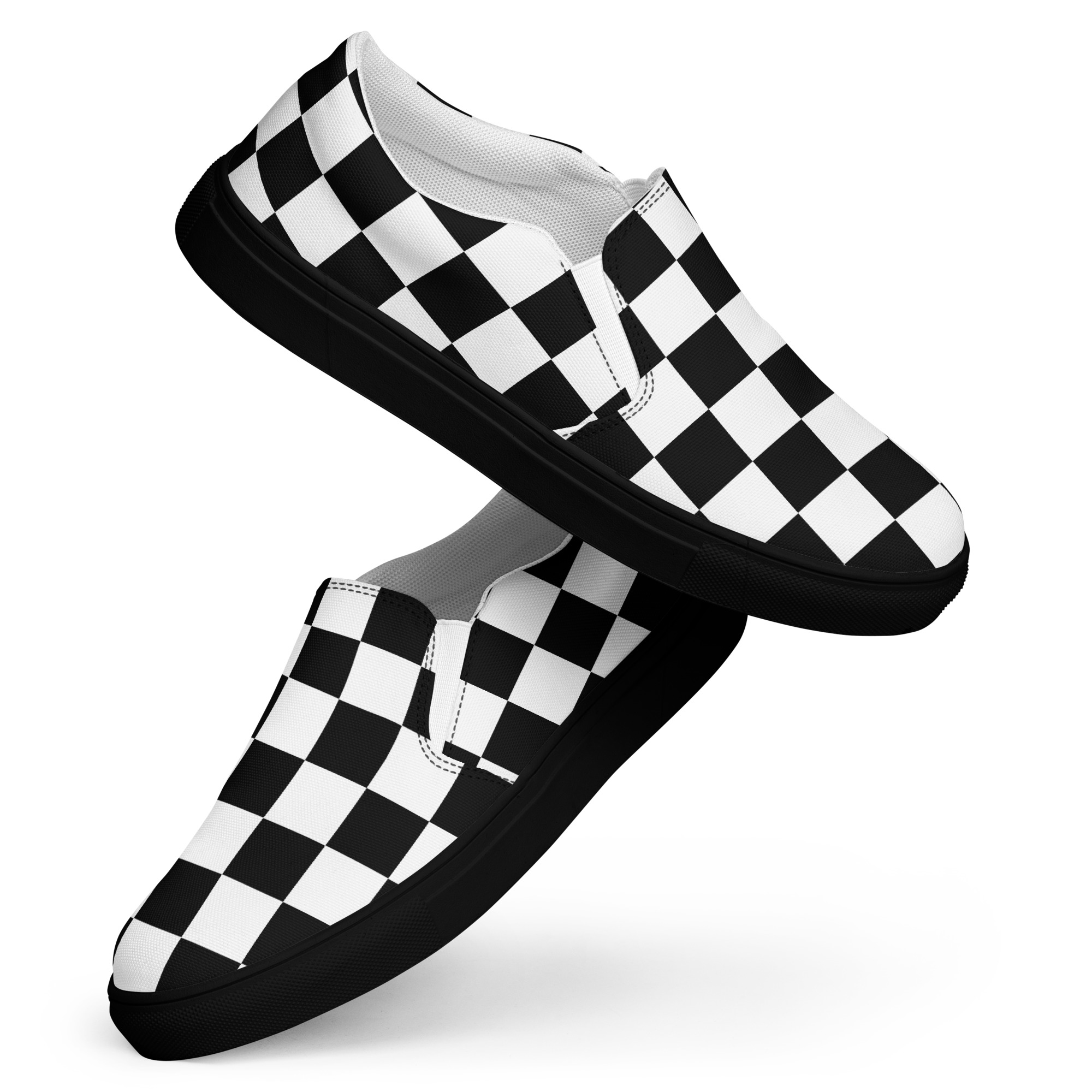 Men’s Shoes, Slip-On's - Checkered