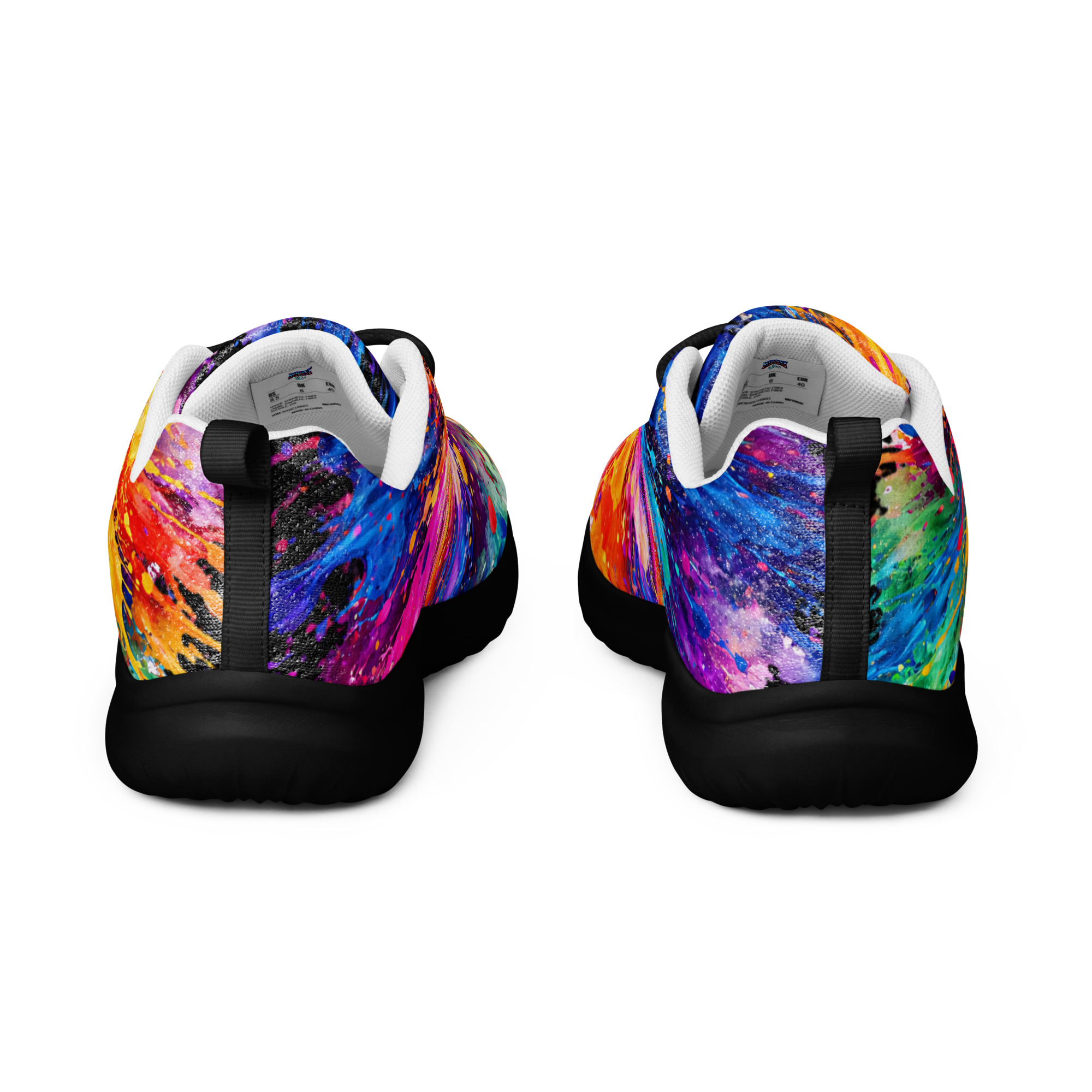 Women's Shoes, Athletic - Paint Splatter