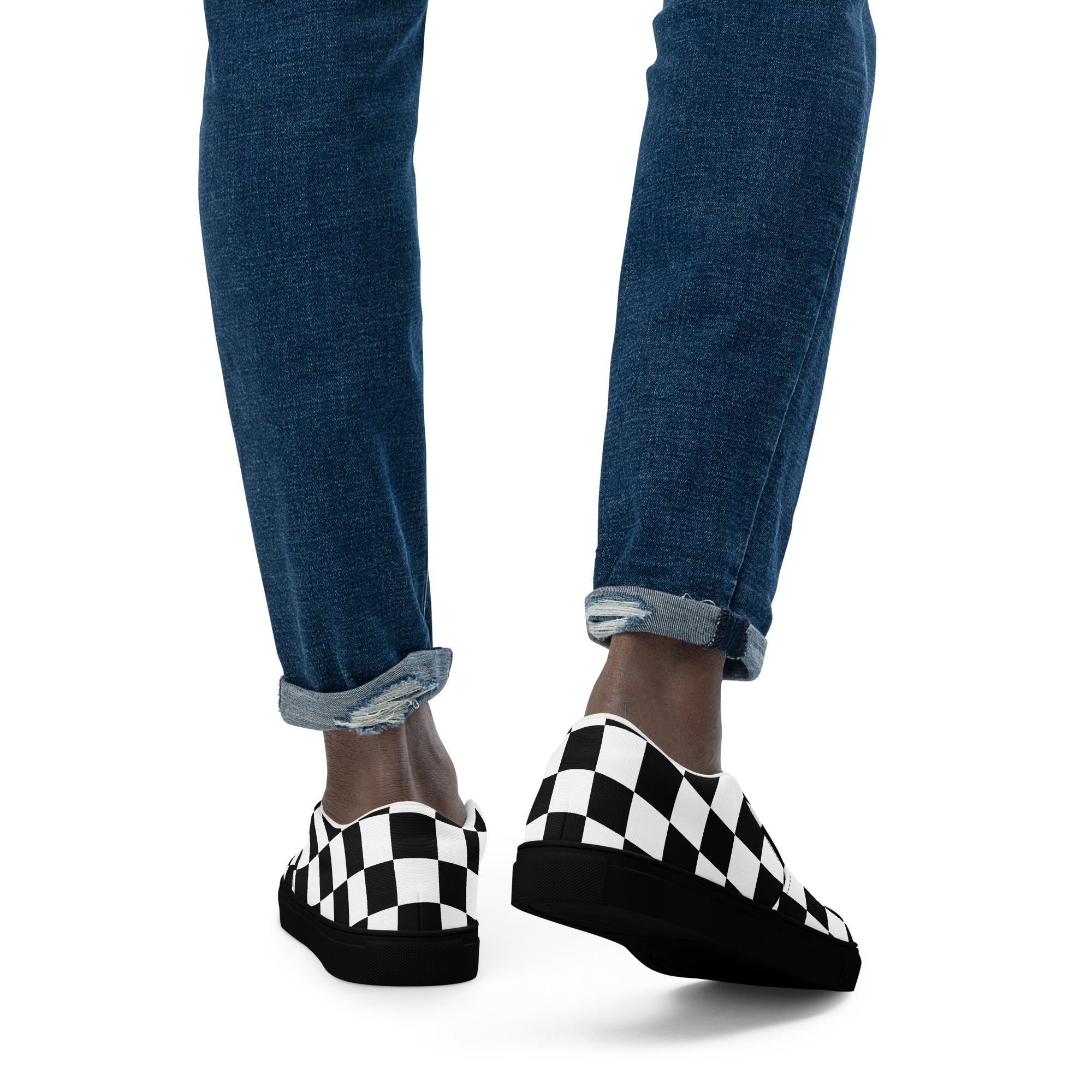 Men’s Shoes, Slip-On's - Checkered