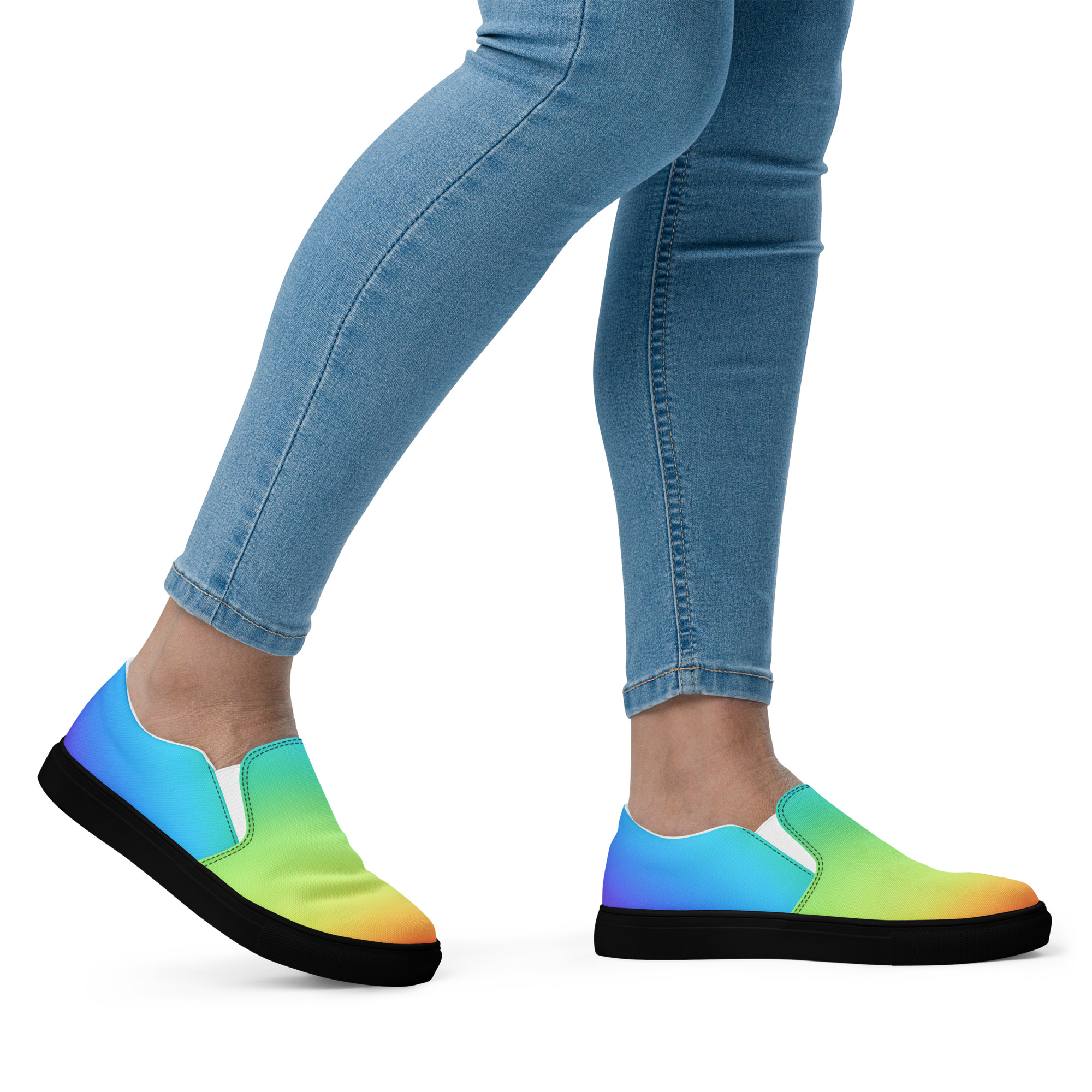 Women’s Shoes, Slip-On's - Rainbow