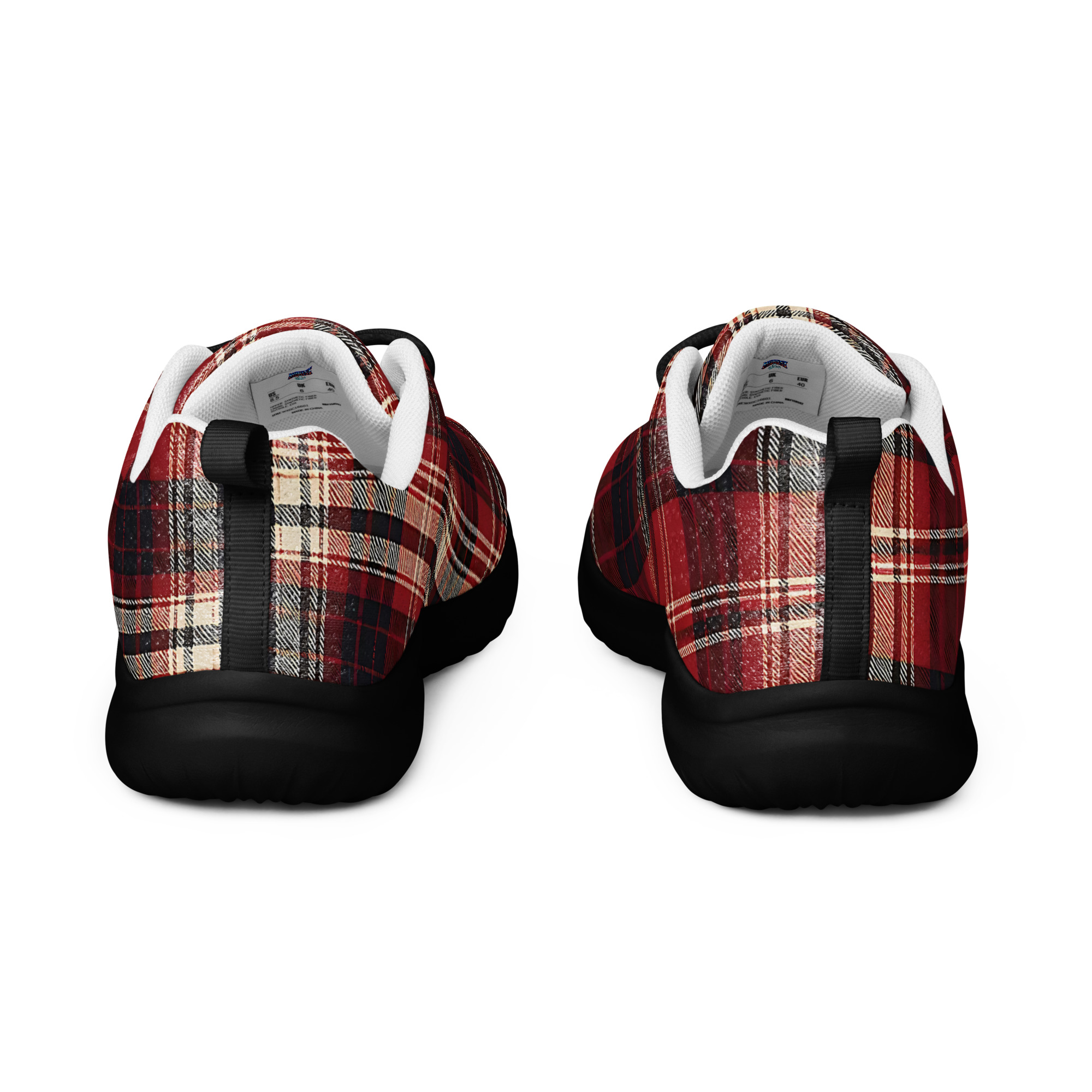 Women’s Shoes, Athletic - Flannel, Red