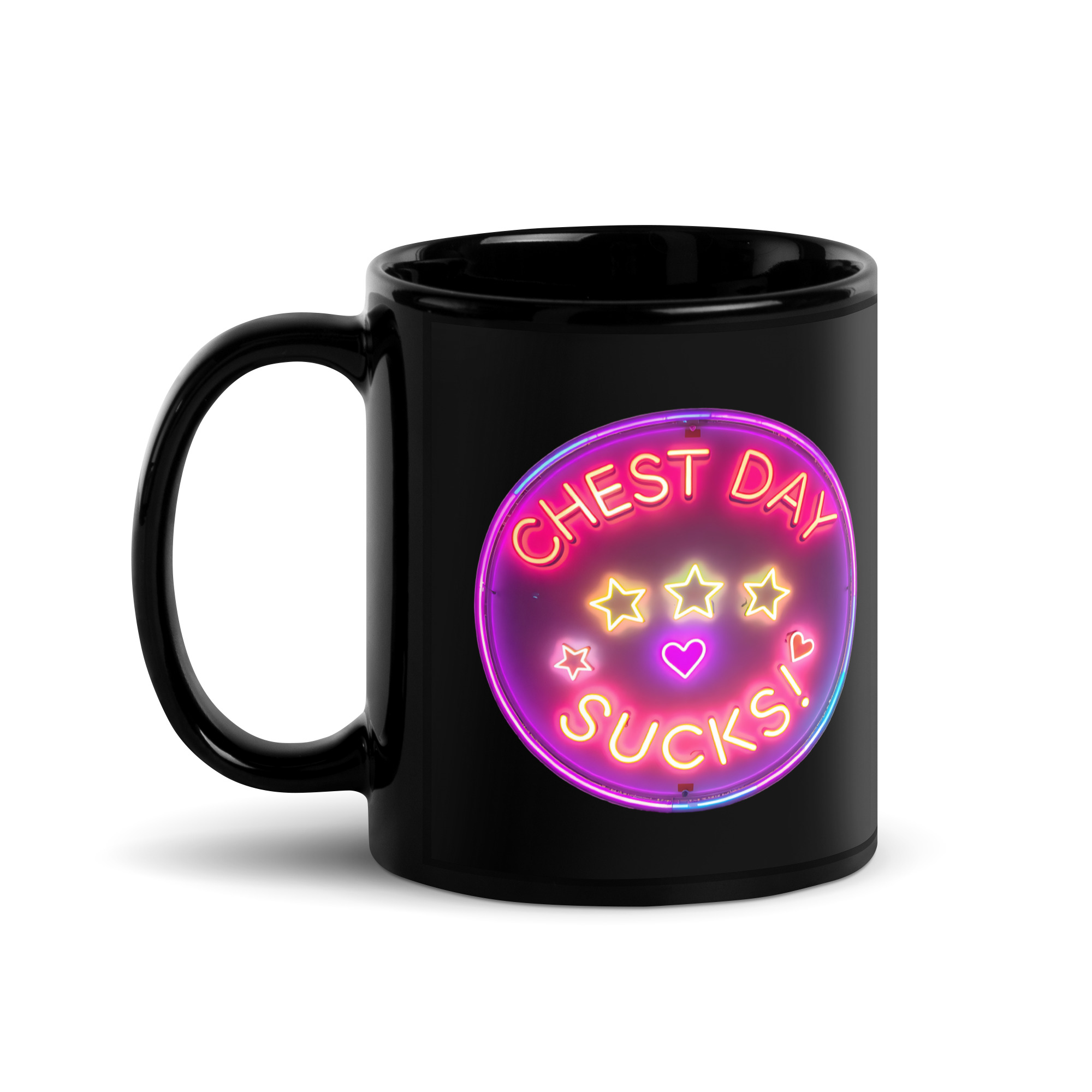 Chest Day Sucks V2, Mug