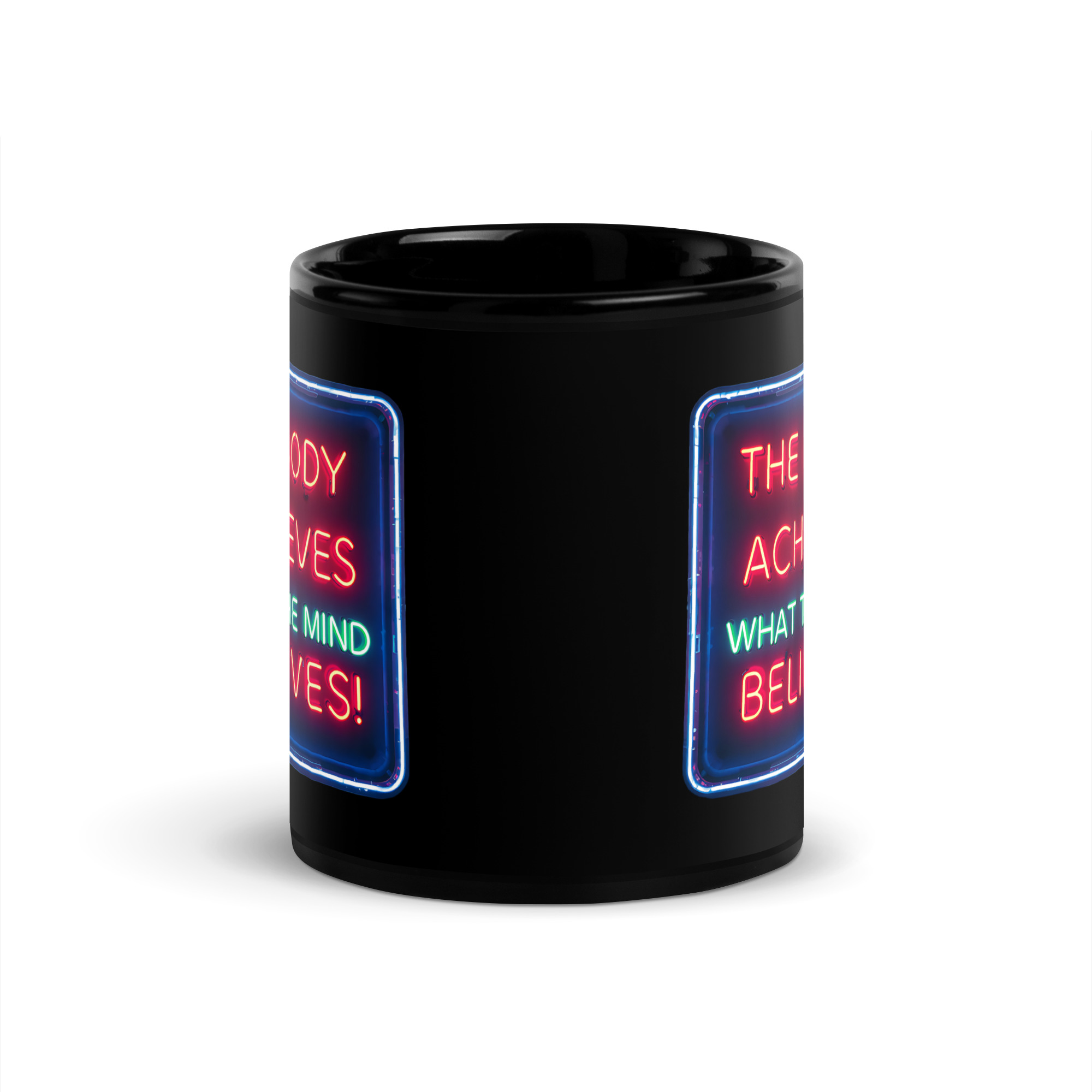 The Body Achieves, Mug