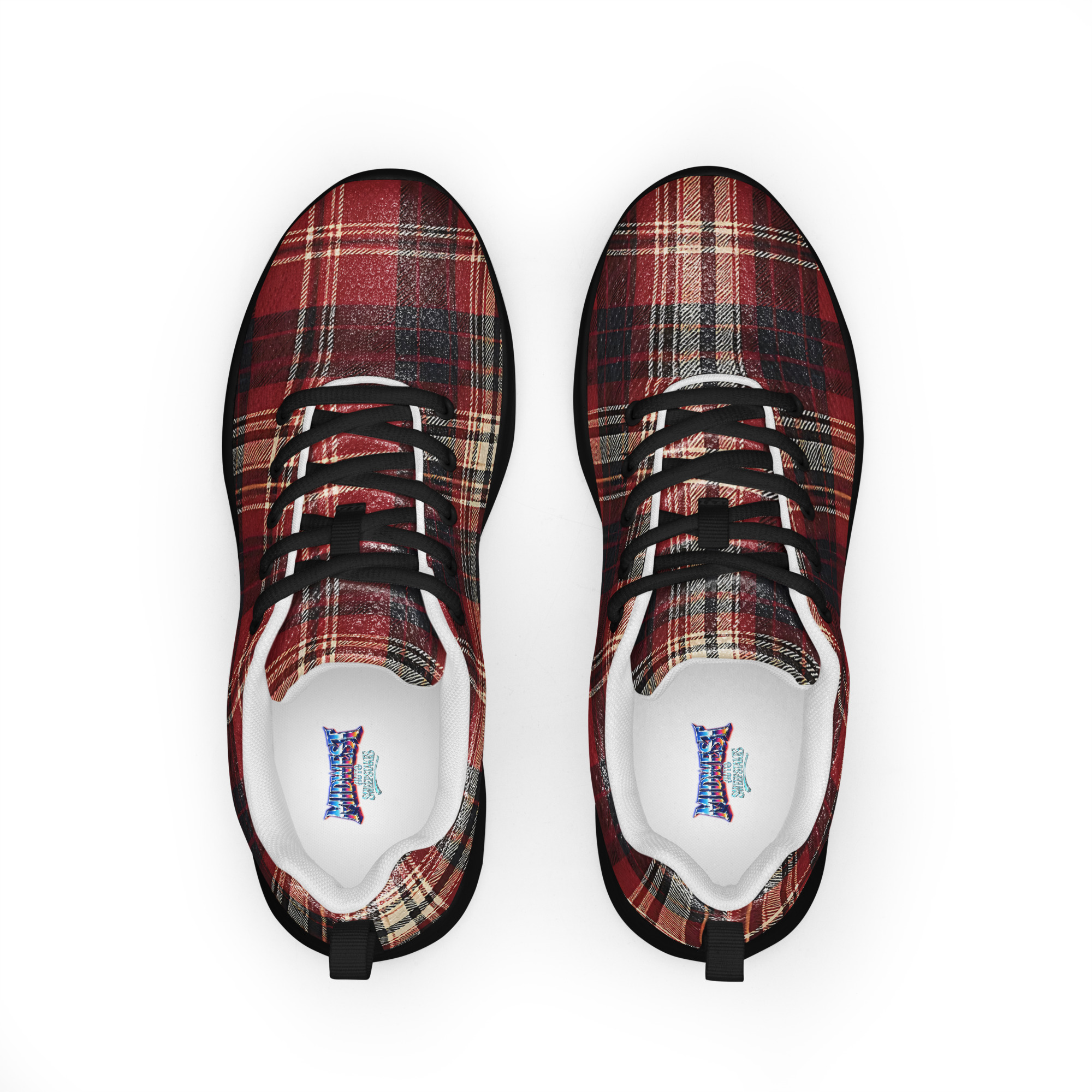 Women’s Shoes, Athletic - Flannel, Red