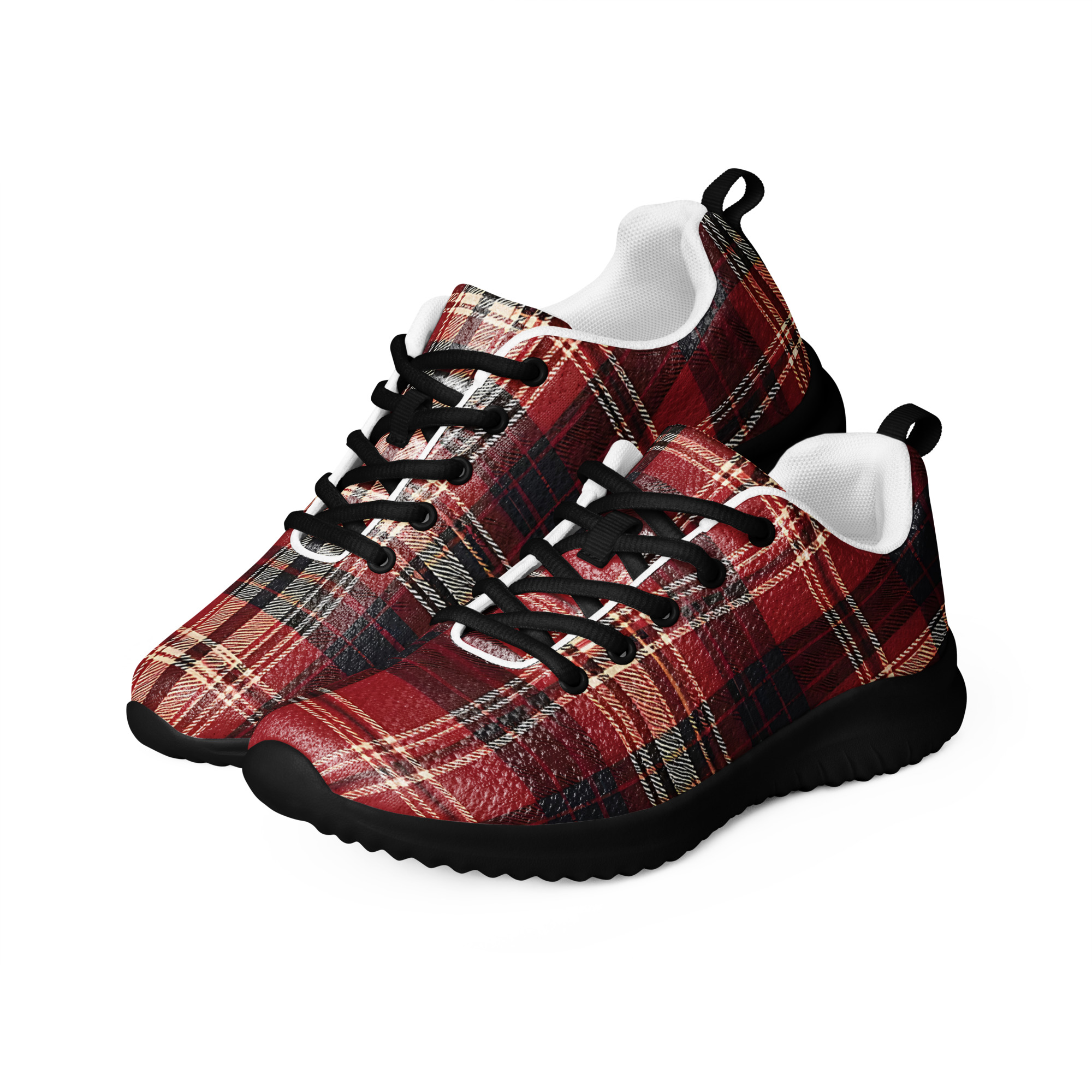 Women’s Shoes, Athletic - Flannel, Red