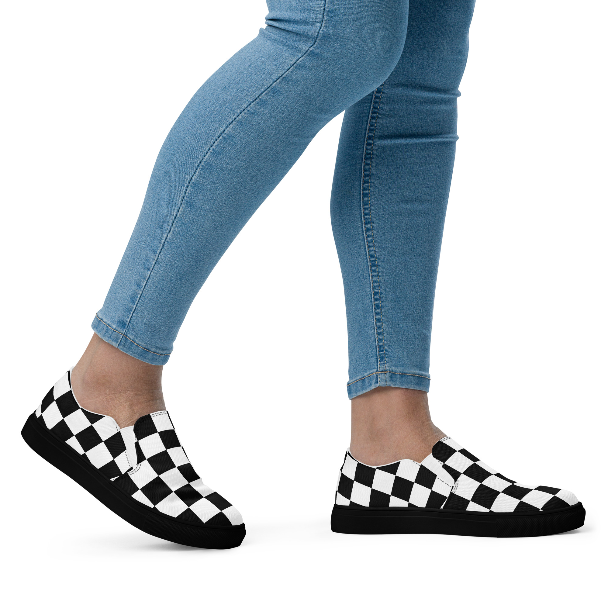 Women’s Shoes, Slip-On's - Checkered