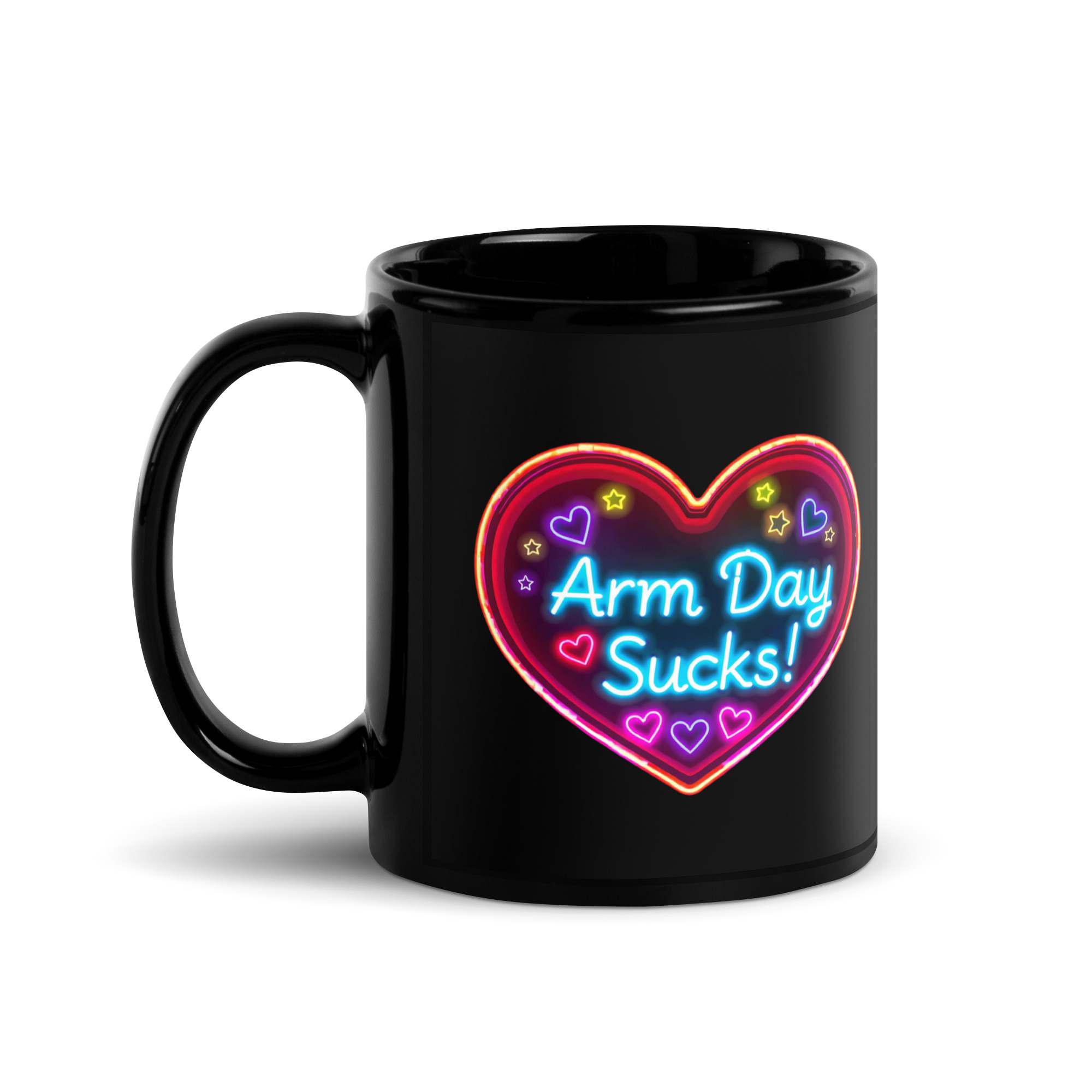 Arm Day Sucks V4, Mug