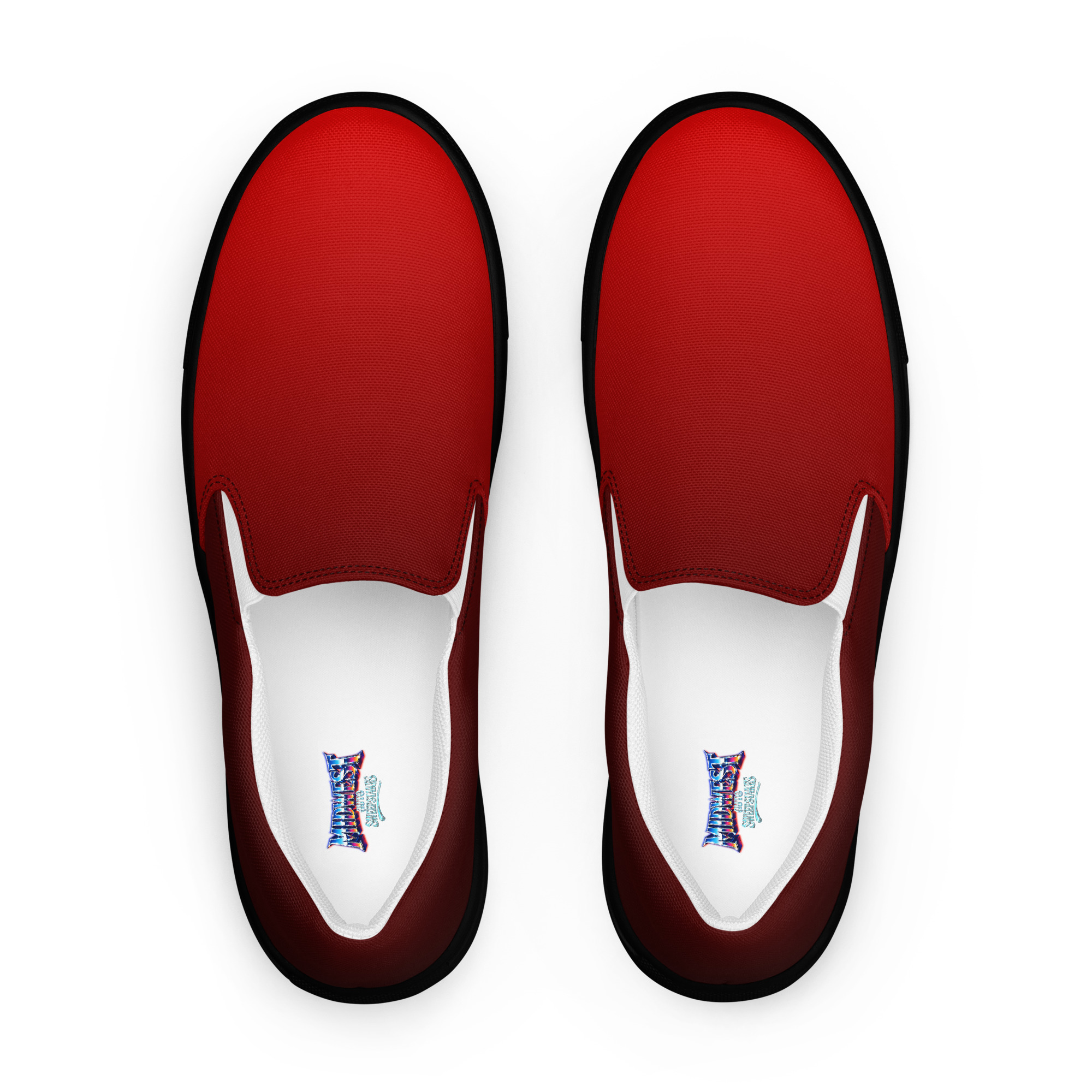 Men’s Shoes, Slip-On's - Red