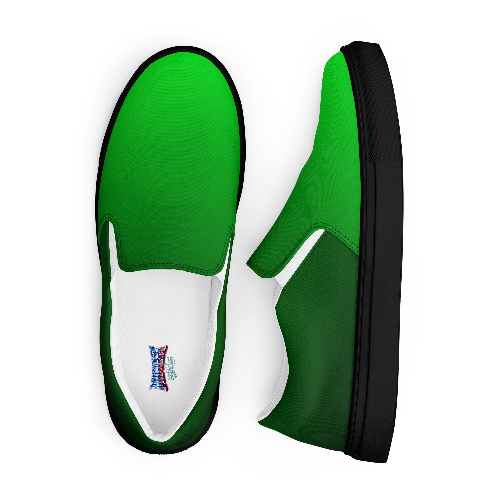 Women’s Shoes, Slip-On's - Green