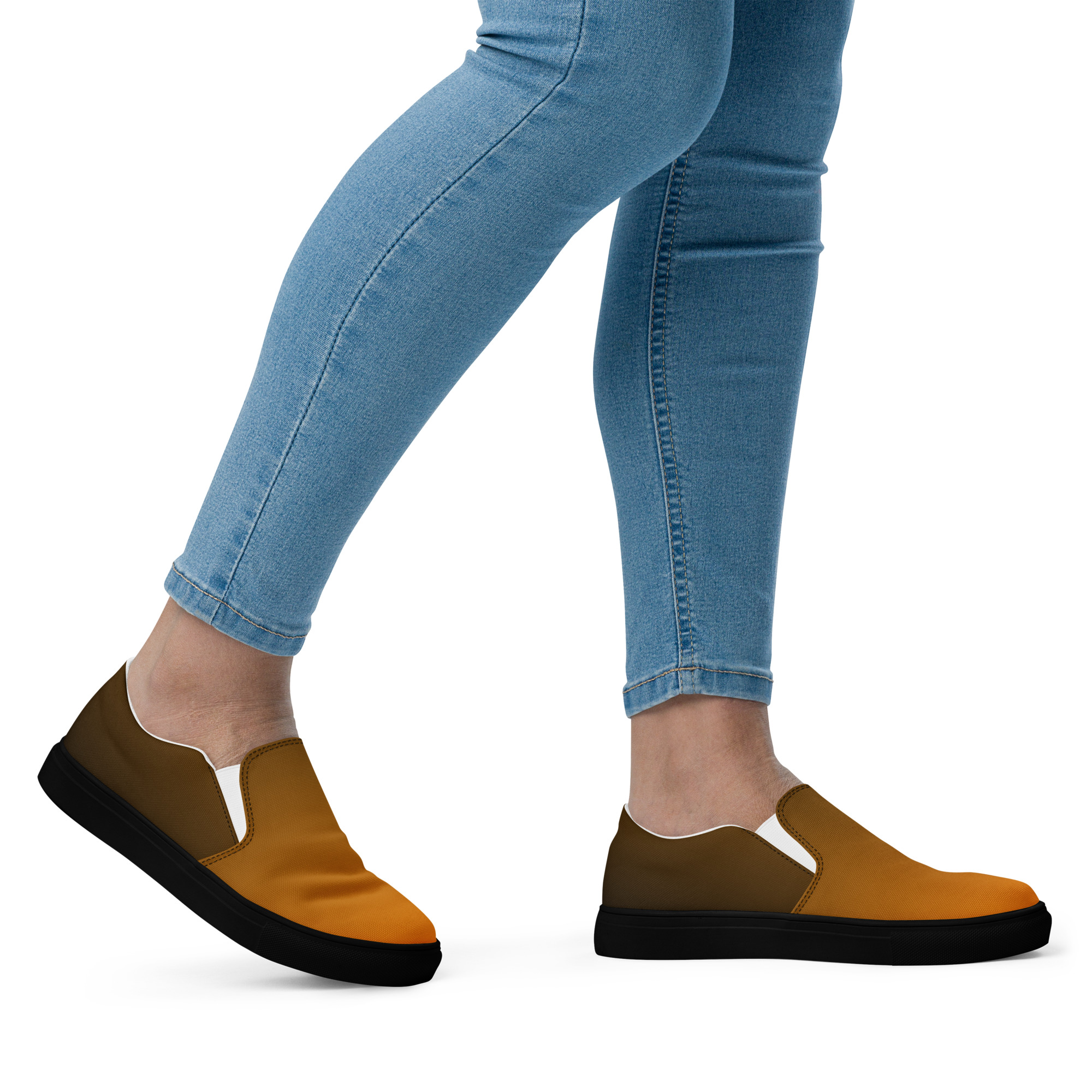 Women’s Shoes, Slip-On's - Orange