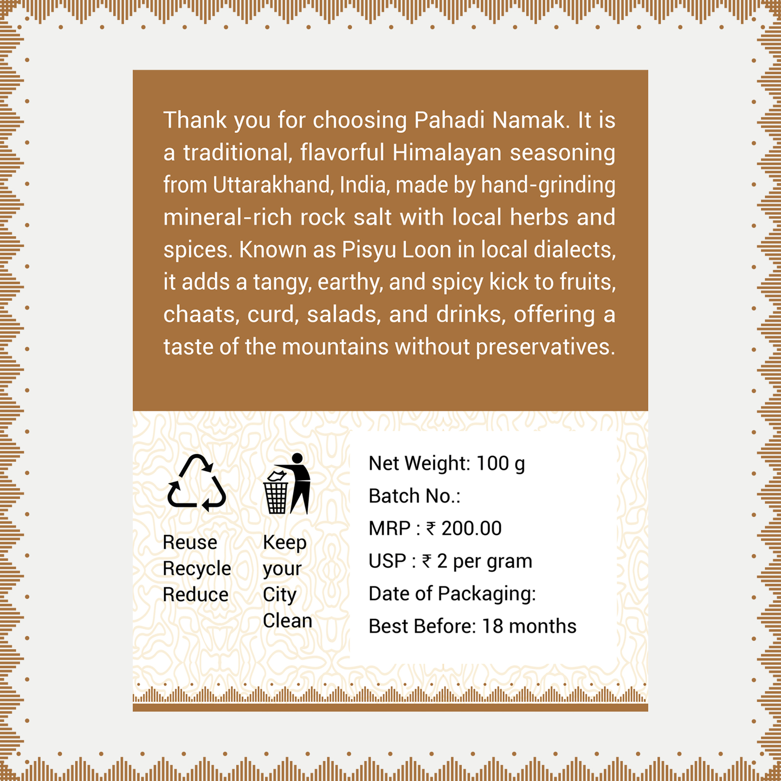 Mixed Flavoured Pahadi Namak