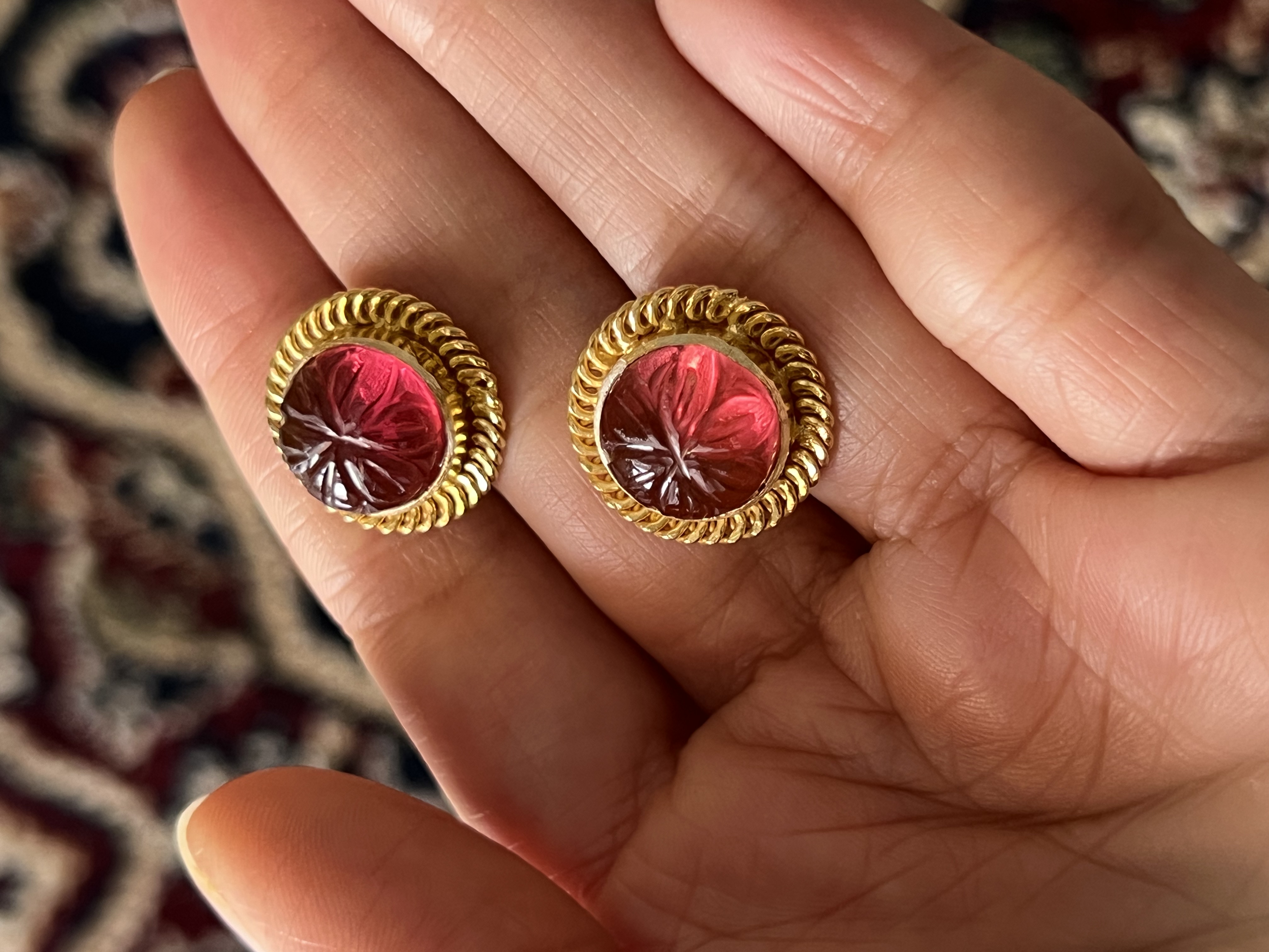 Gold Plated Studs - 925 Sterling Silver