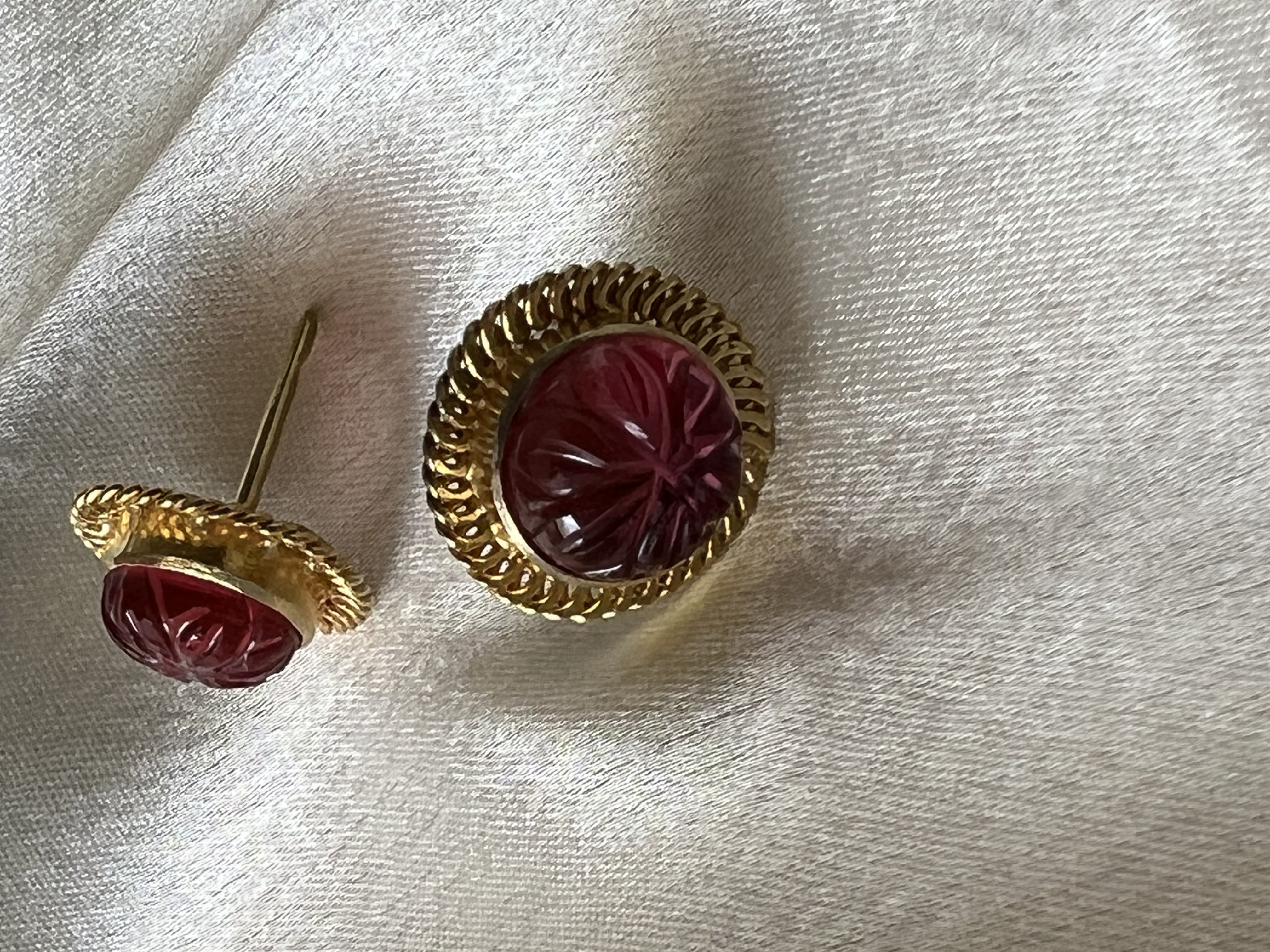 Gold Plated Studs - 925 Sterling Silver