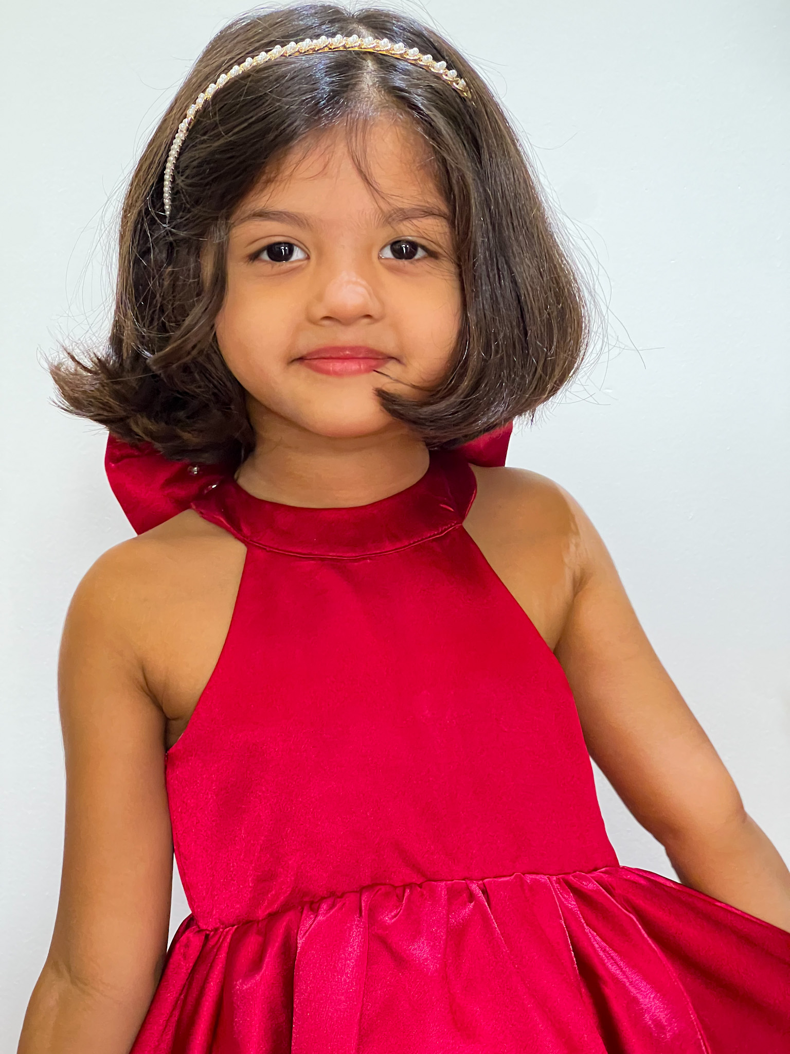 Halter Bow Rosetta Dress