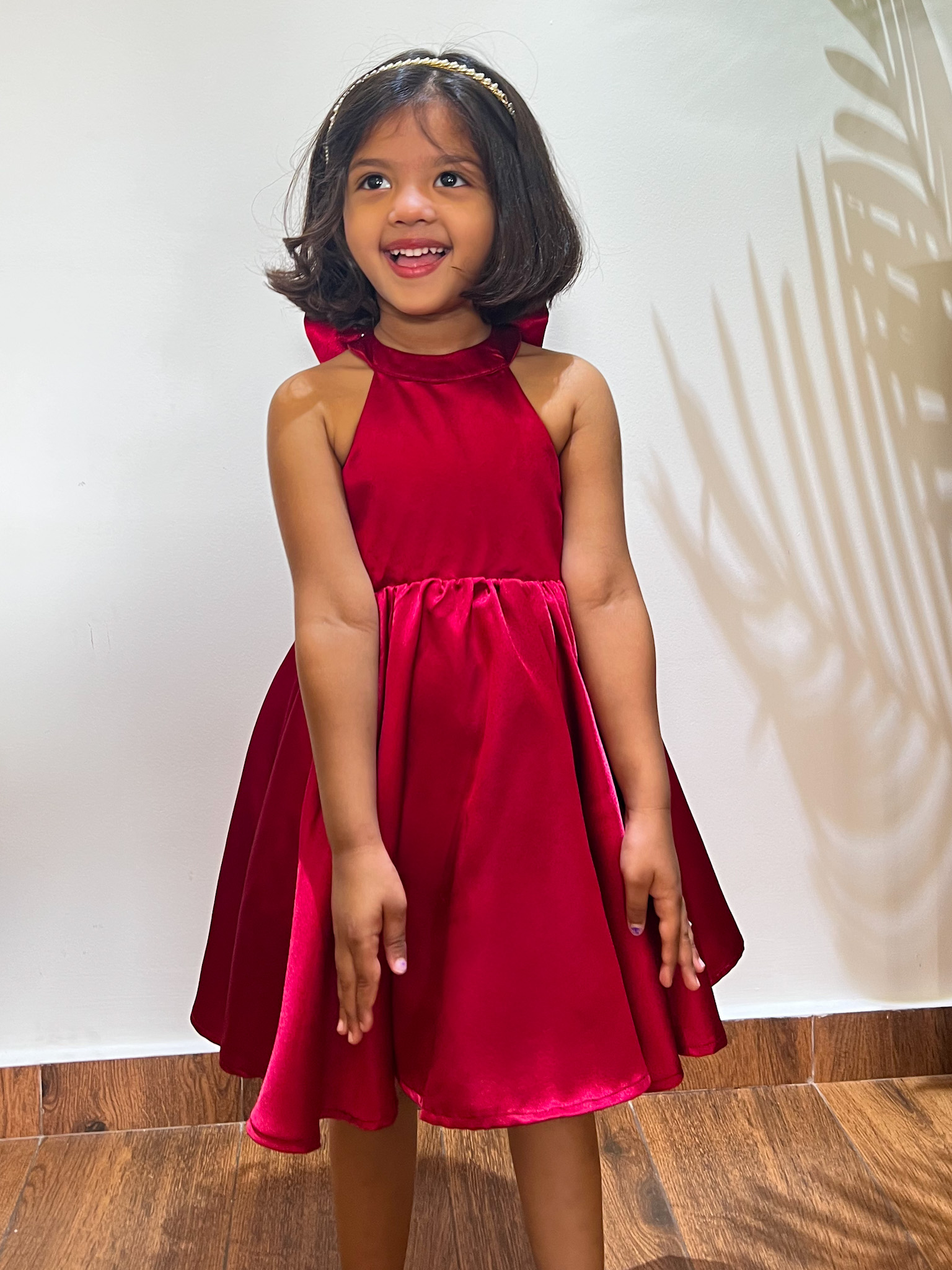 Halter Bow Rosetta  Dress