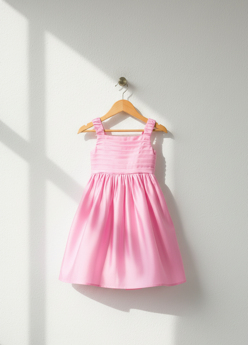 Pleated Bow Alina Dress