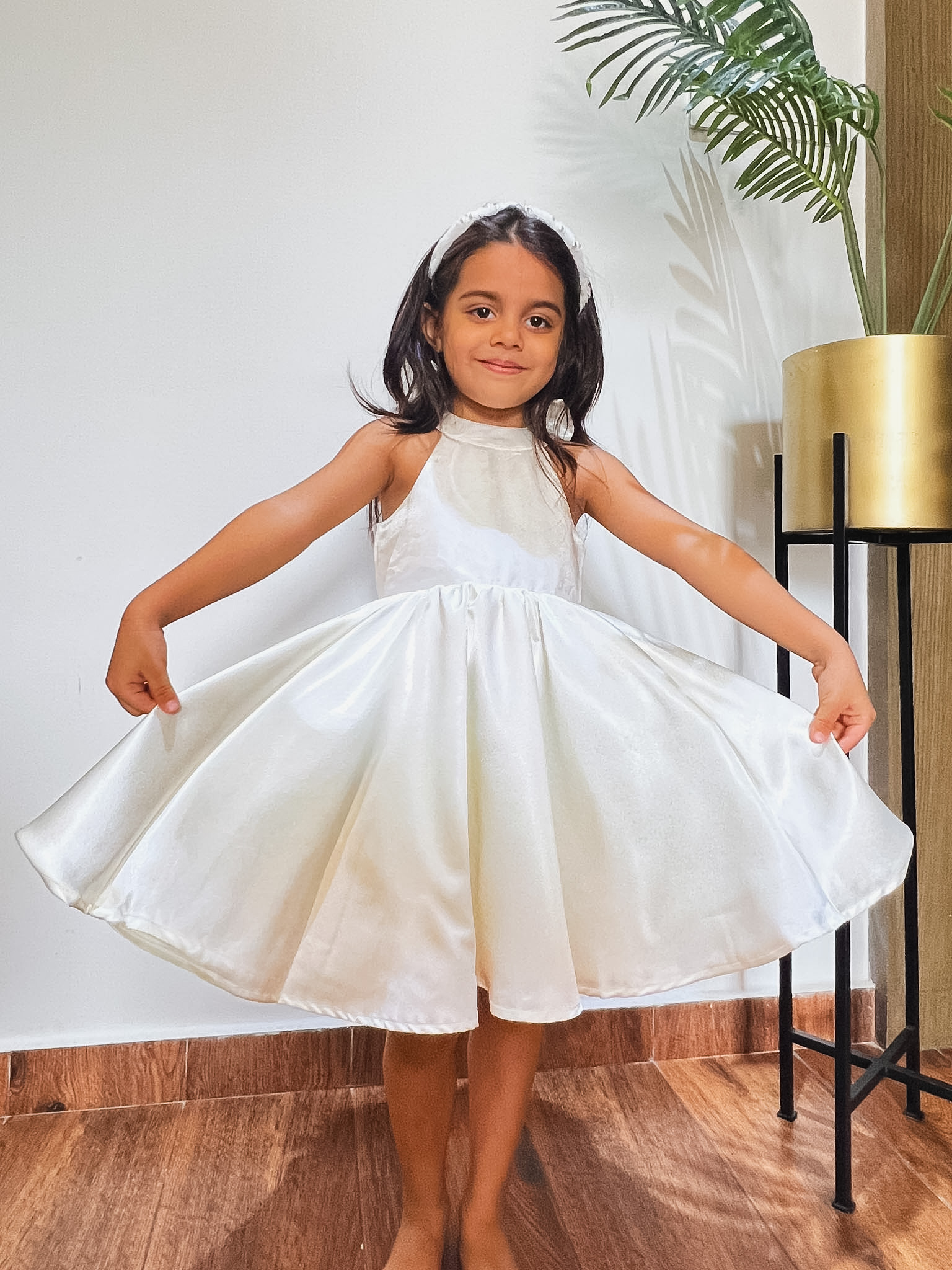 Halter Bow Rosetta  Dress
