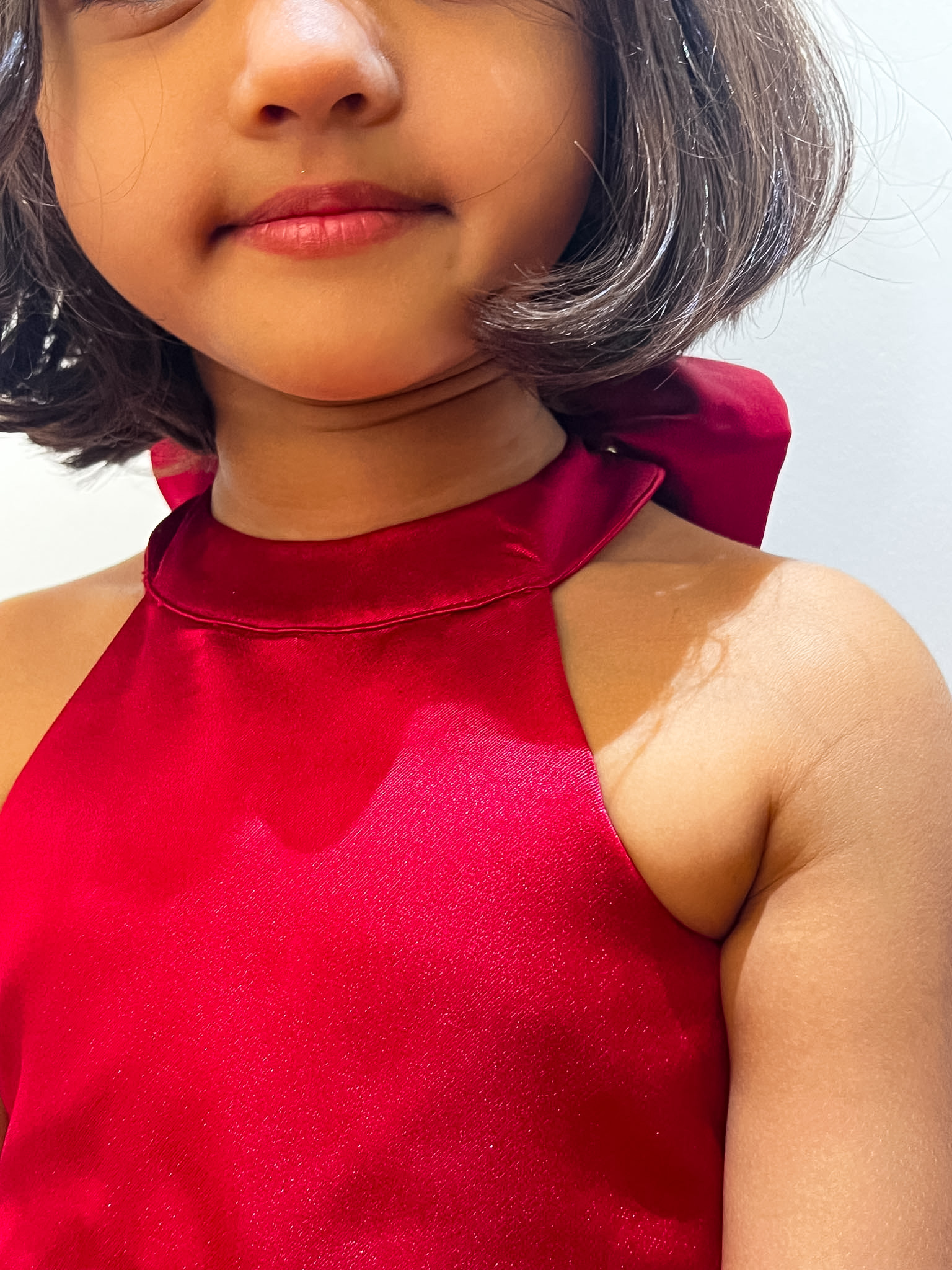 Halter Bow Rosetta  Dress