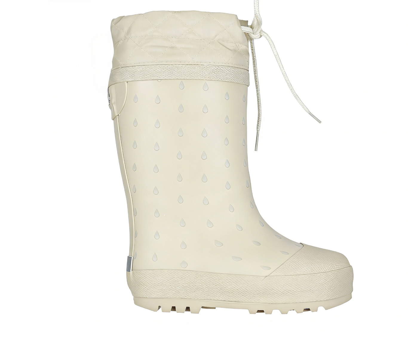 Cream Rain Boot