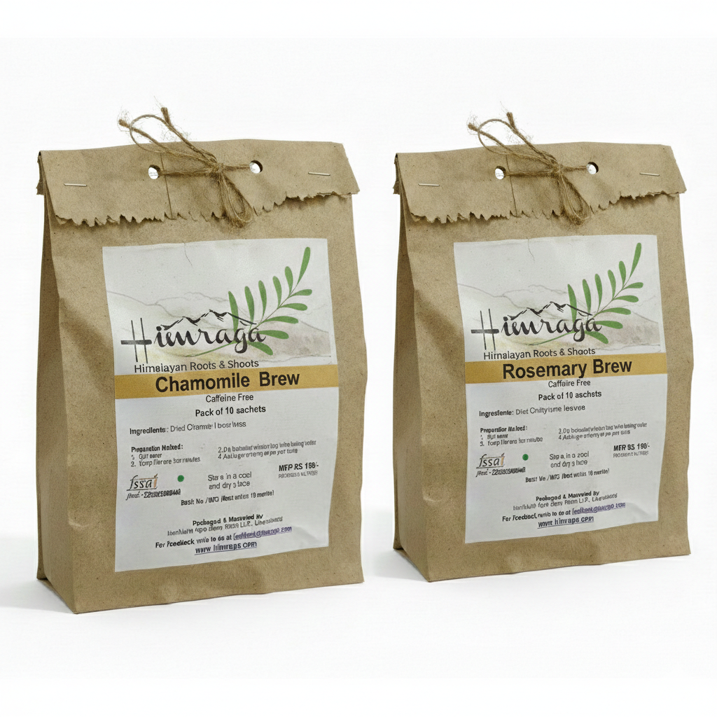 Himraga Chamomile and Rosemary Brew (2-Pack) – Relaxation & Focus Combo