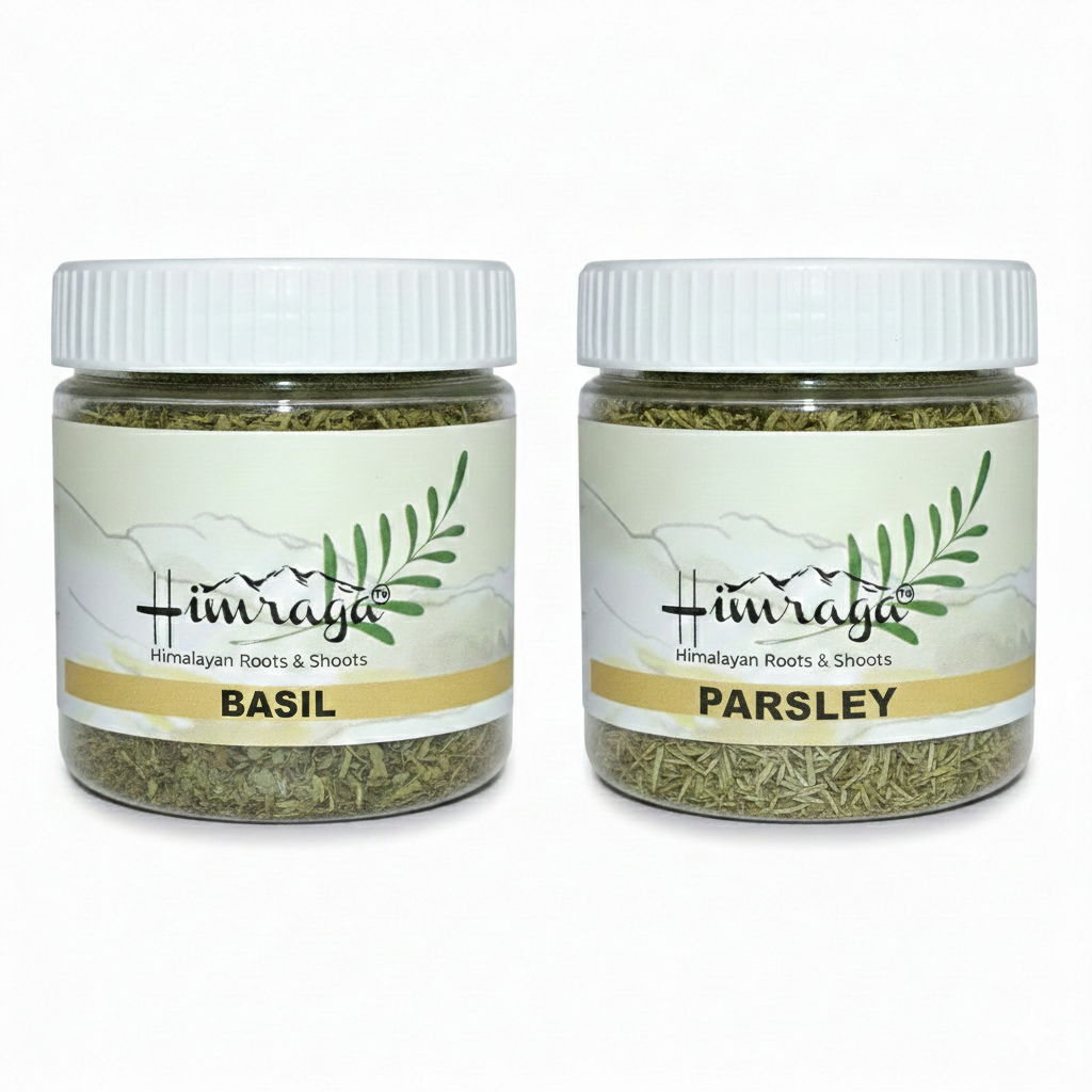 Himraga Organic Parsley and Basil Tea Combo