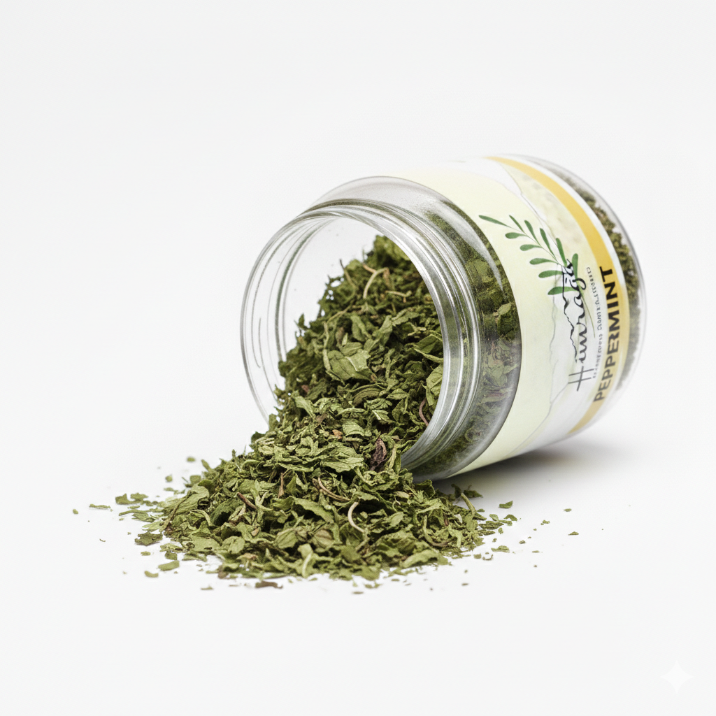 Himraga Organic Mint & Peppermint Tea Jar Combo