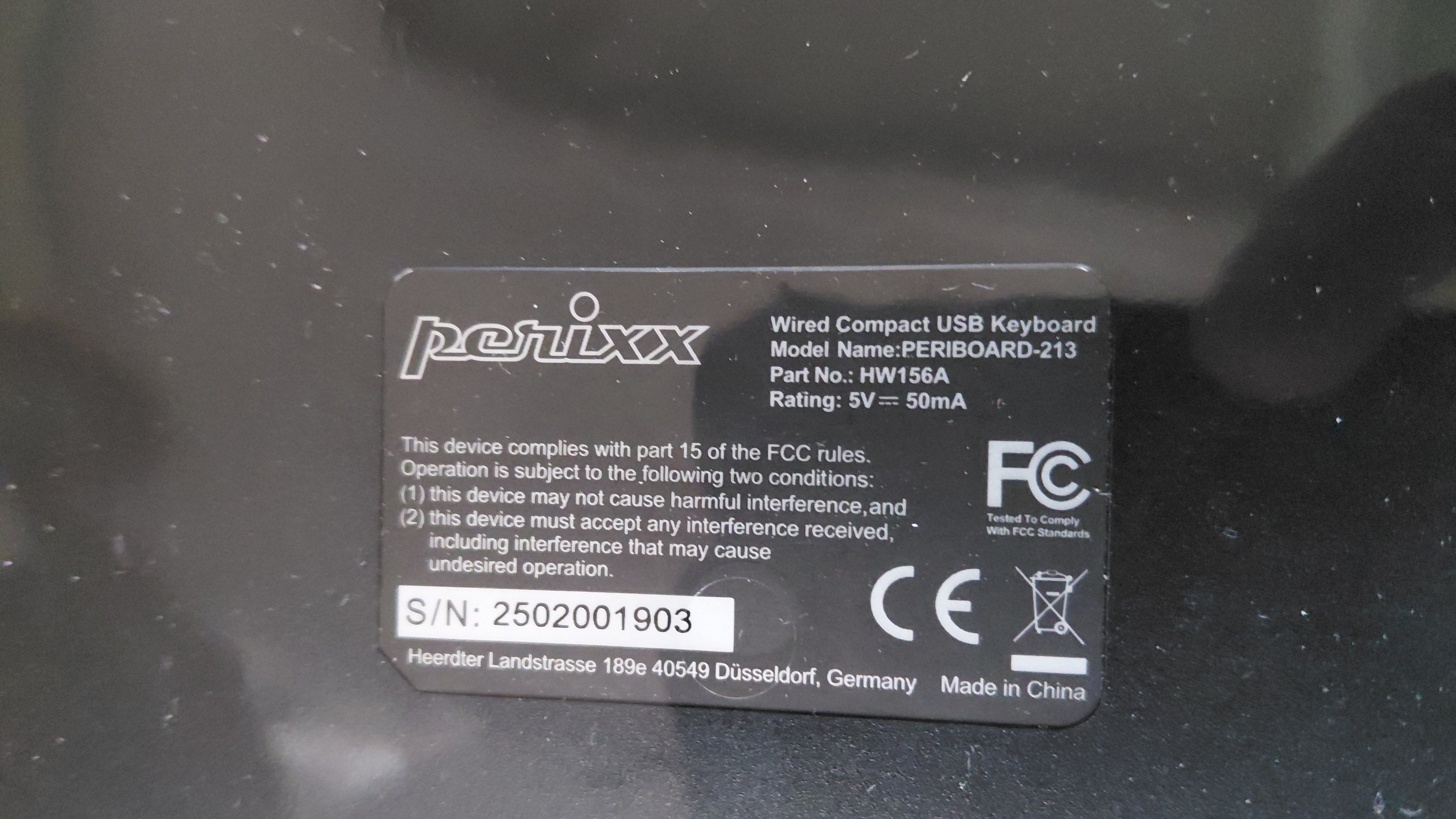 Teclado de Cable Usb