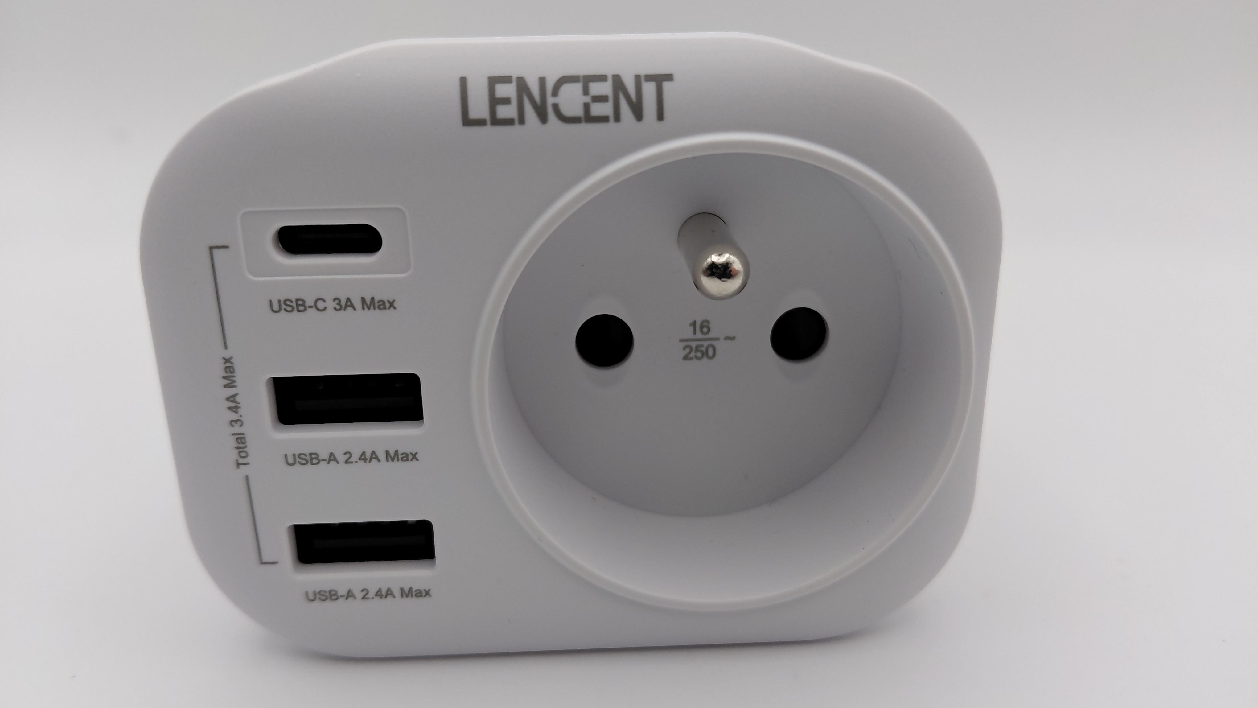 Adaptador Viaje Enchufe Frances