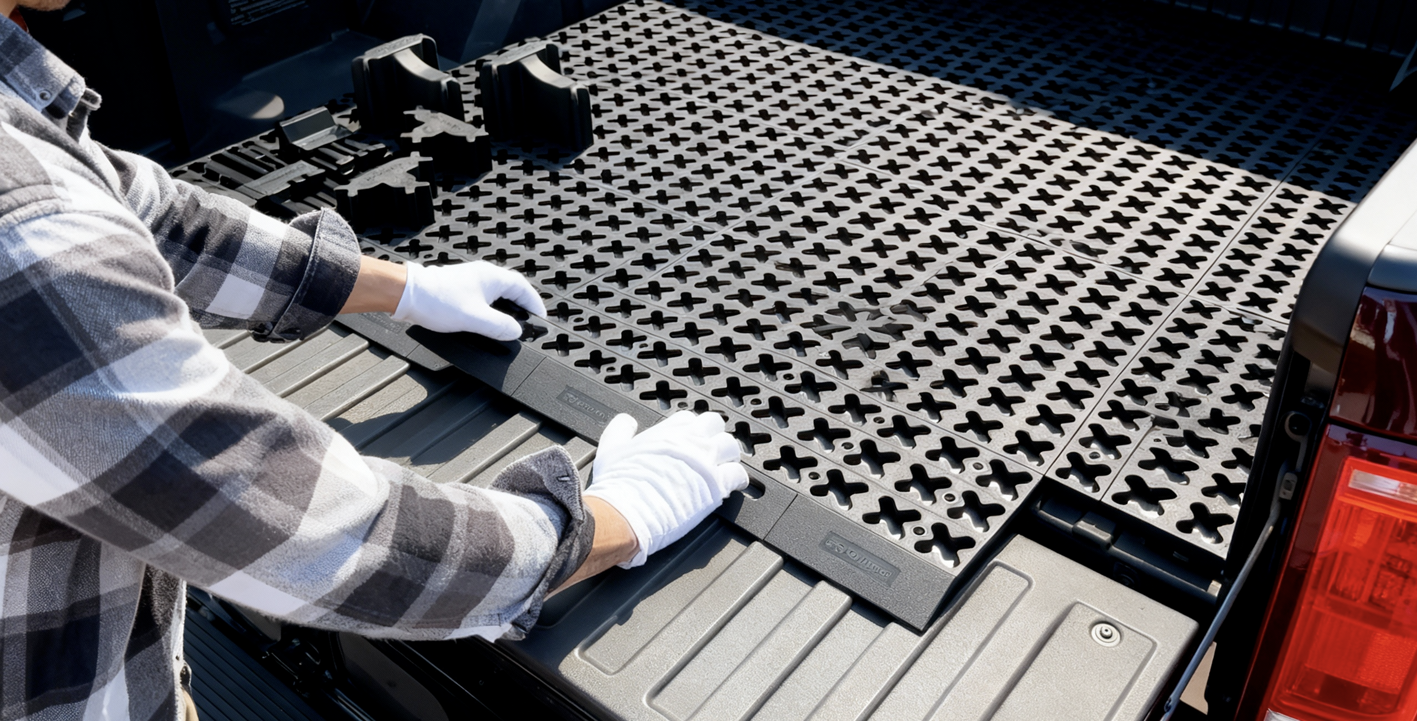 Standard Adjustable Gripteck Truck Bed Organization System