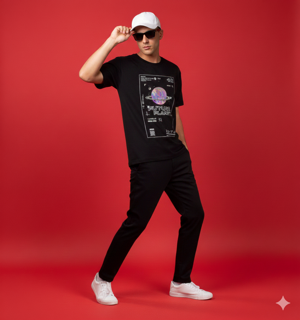 Futuristic Graphic T-shirt