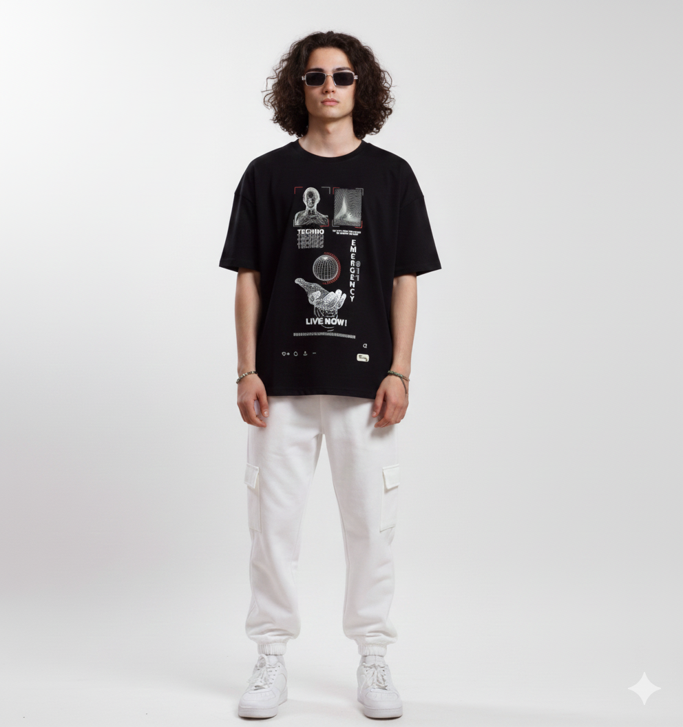 Graphic Black T-Shirt