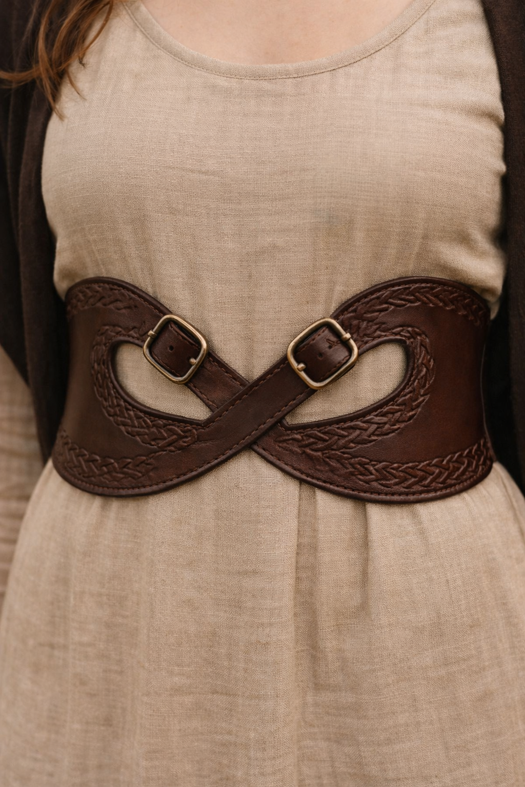 Handcrafted Leather Waist Belt