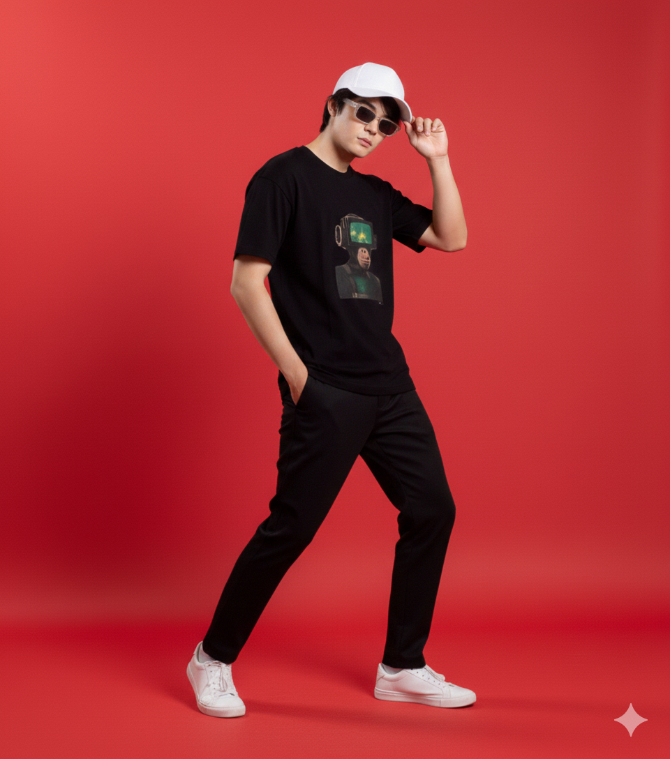 Graphic Black T-Shirt