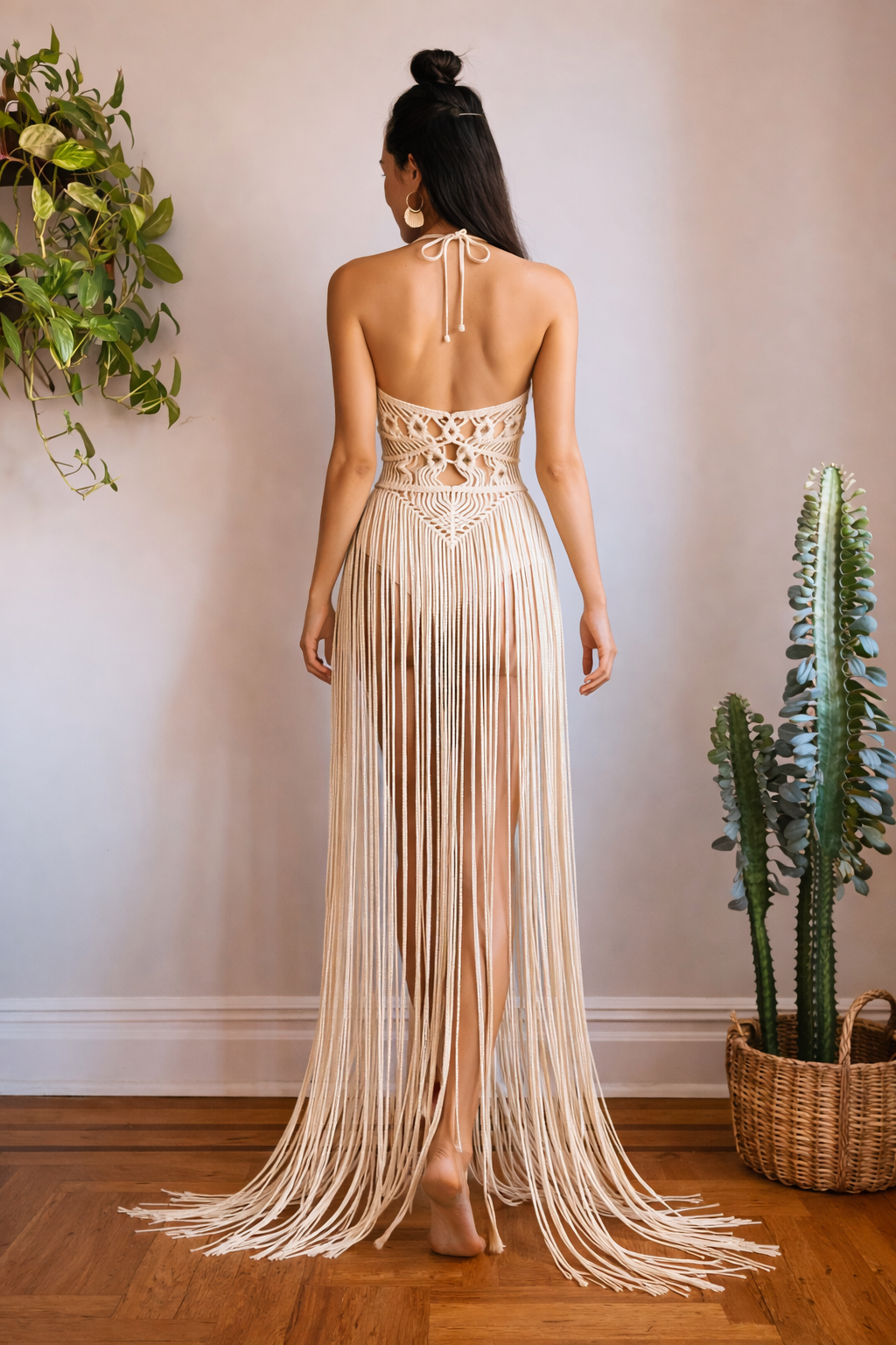 Bohemian Macrame Dress