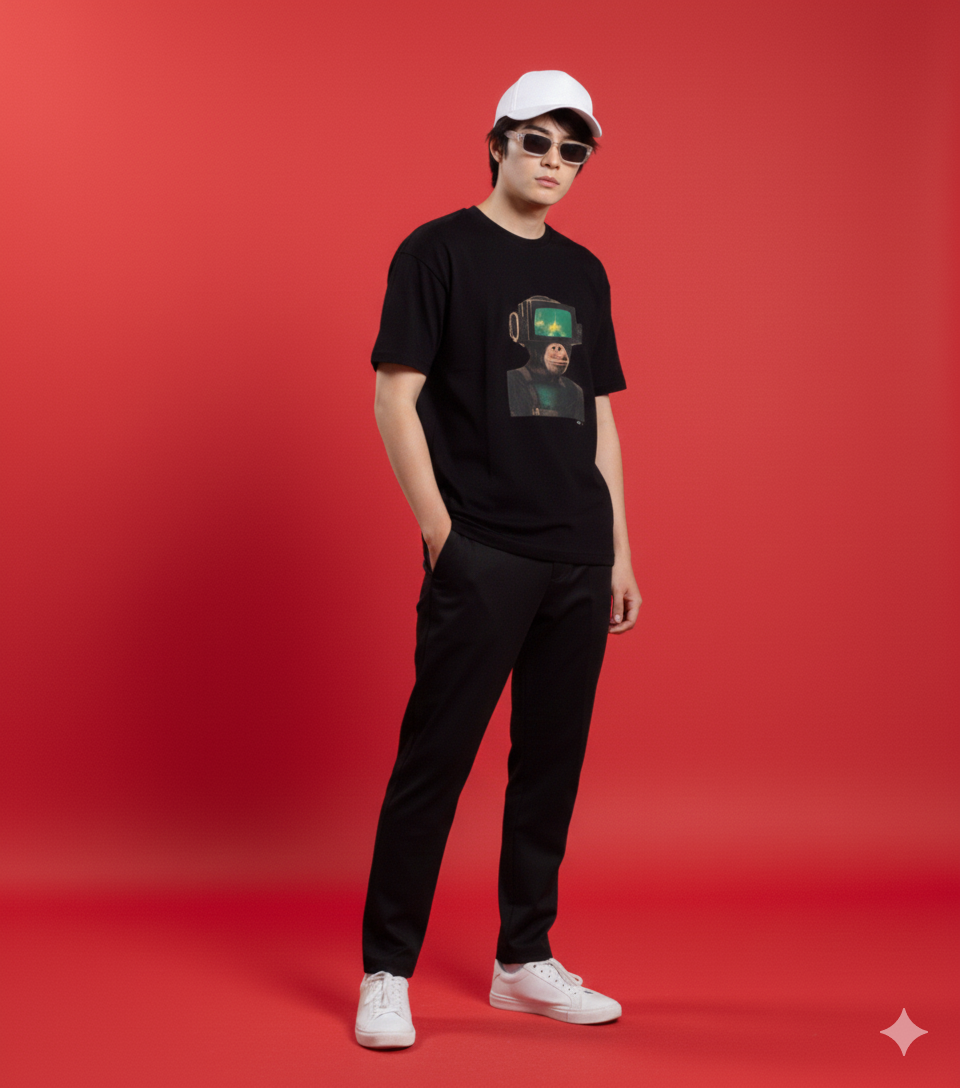 Graphic Black T-Shirt