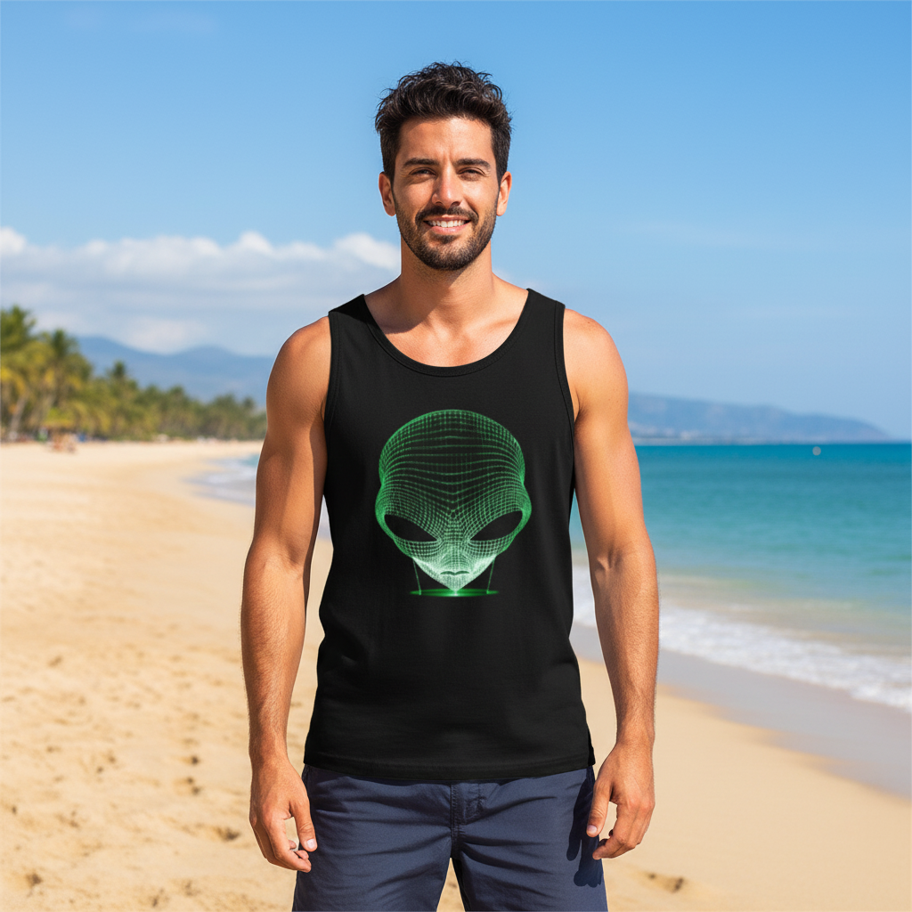 Alien Graphic Tank Top