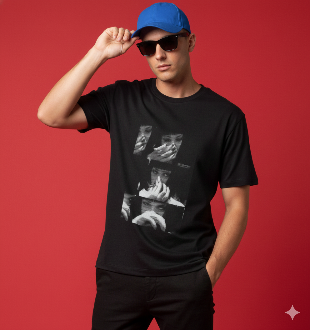 Black Graphic T-Shirt