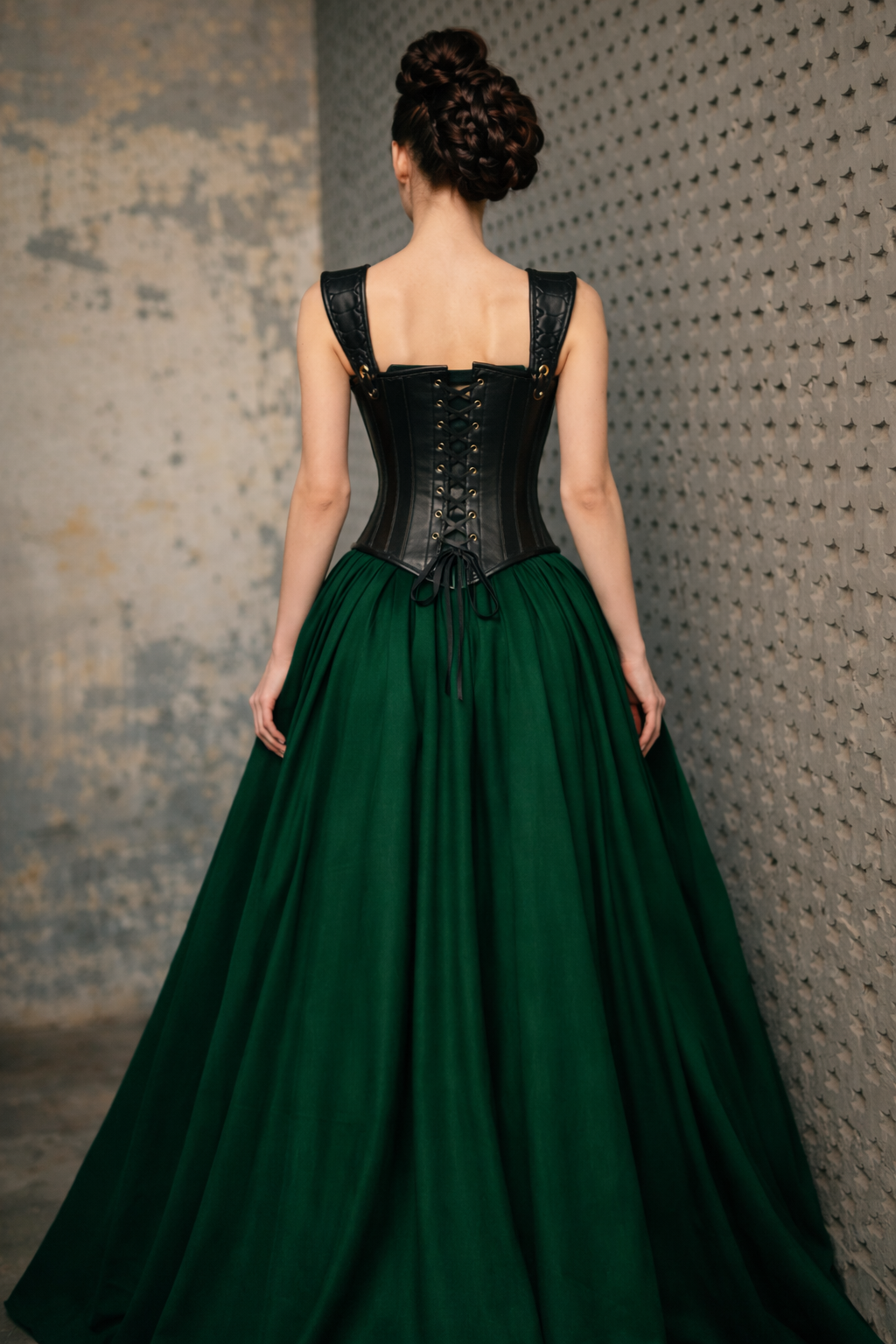 Elegant Victorian Corset Dress