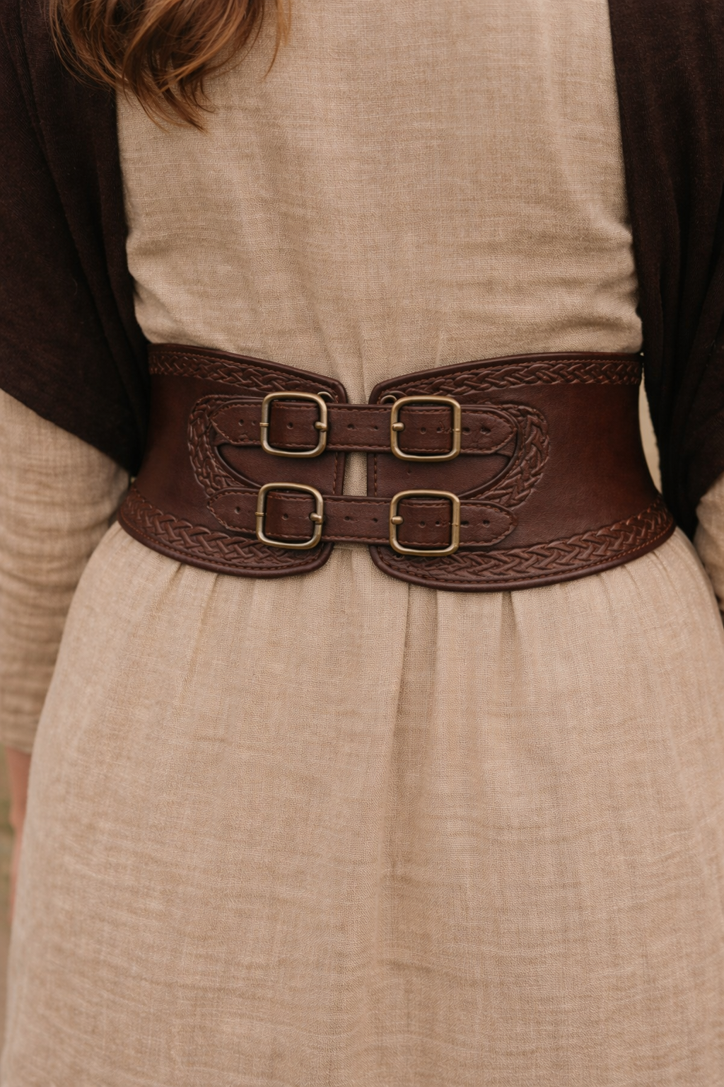 Handcrafted Leather Waist Belt