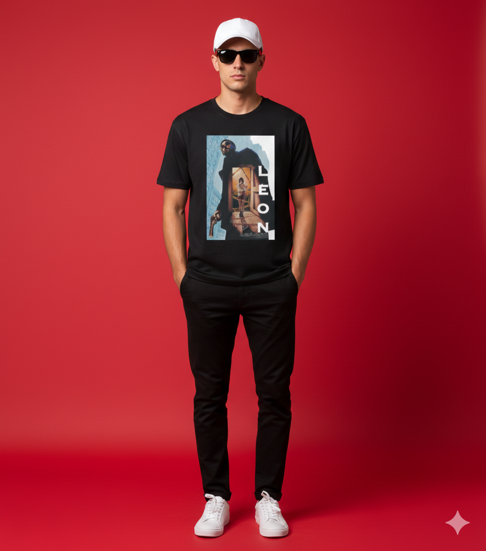 Graphic Print Black T-shirt