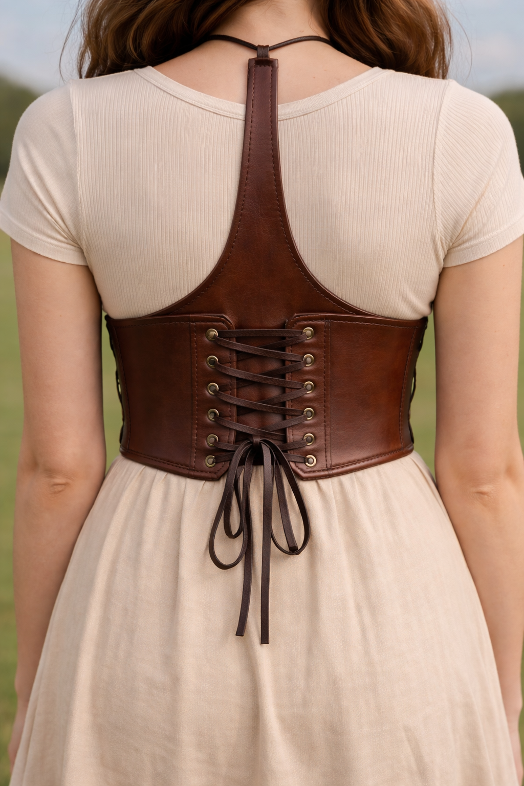 Handcrafted Leather Corset Belt