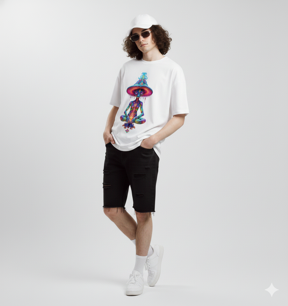 Psychedelic Alien Mushroom T-Shirt
