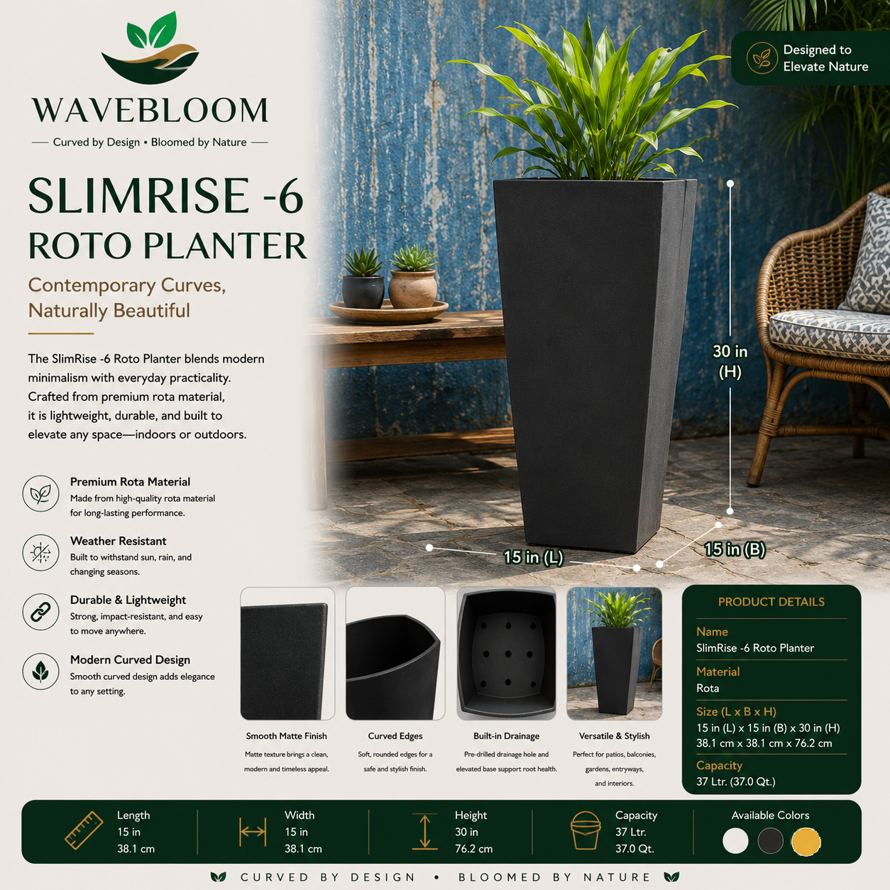 SlimRise-6 Roto Planter
