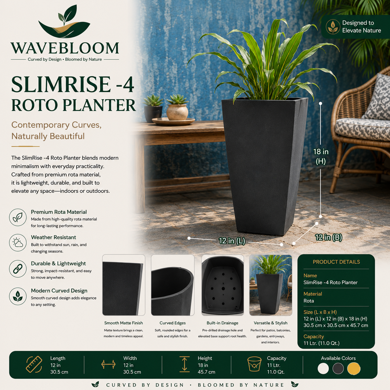 SlimRise-4 Roto Planter