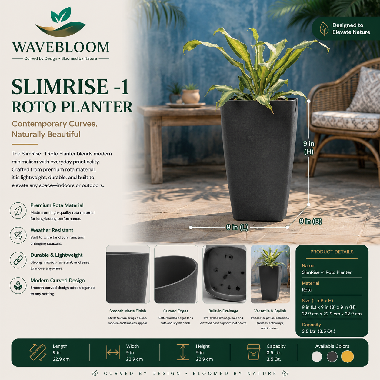 SlimRise -1 Roto Planter