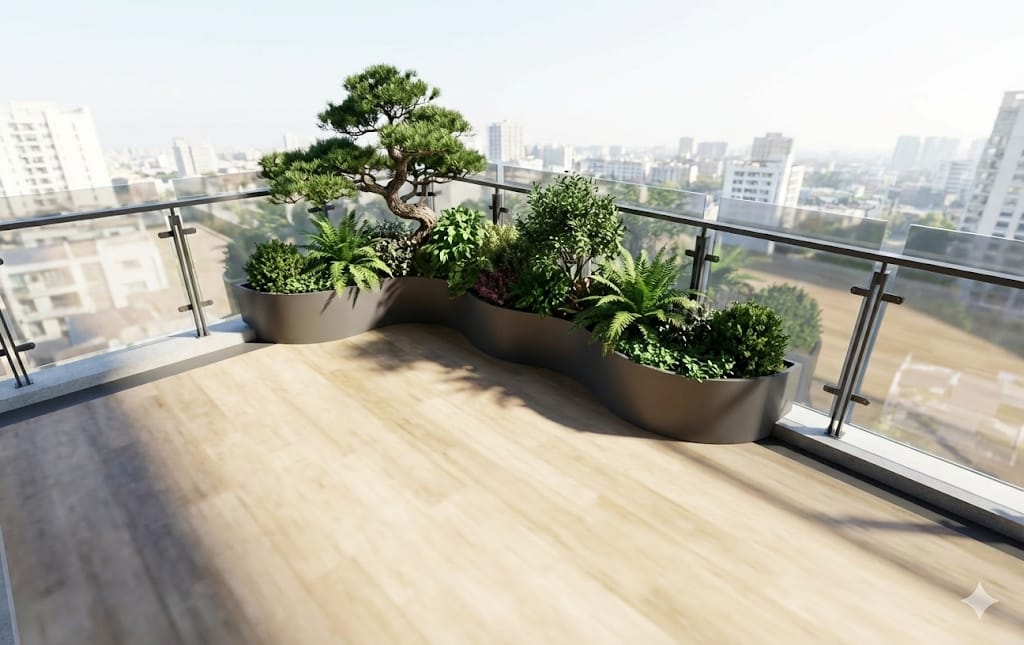 BAG-1 FRP Balcony Garden Planter