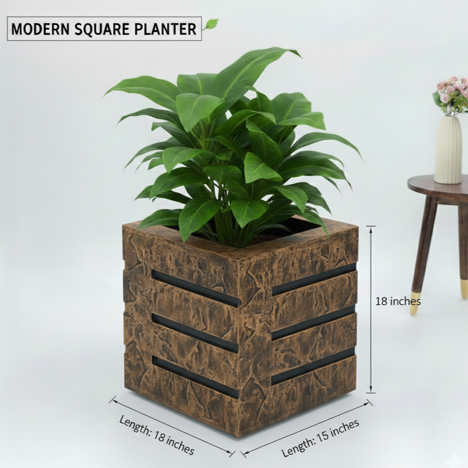 BGY-2 Modern Square Planter