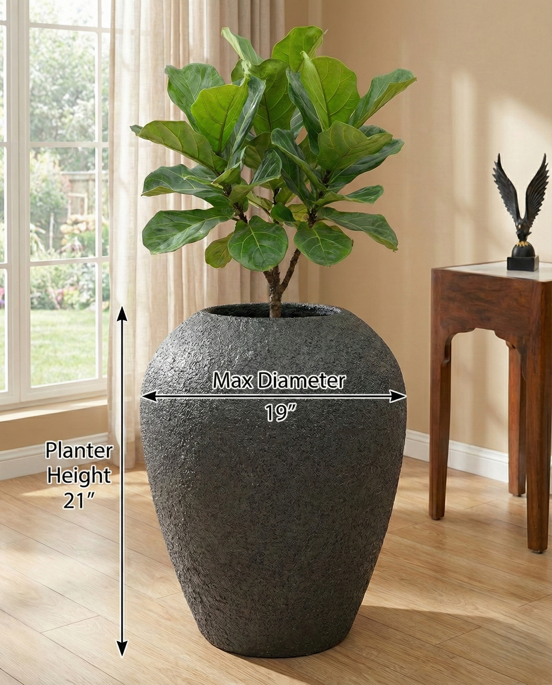 BGY-9 FRP Textured Planter