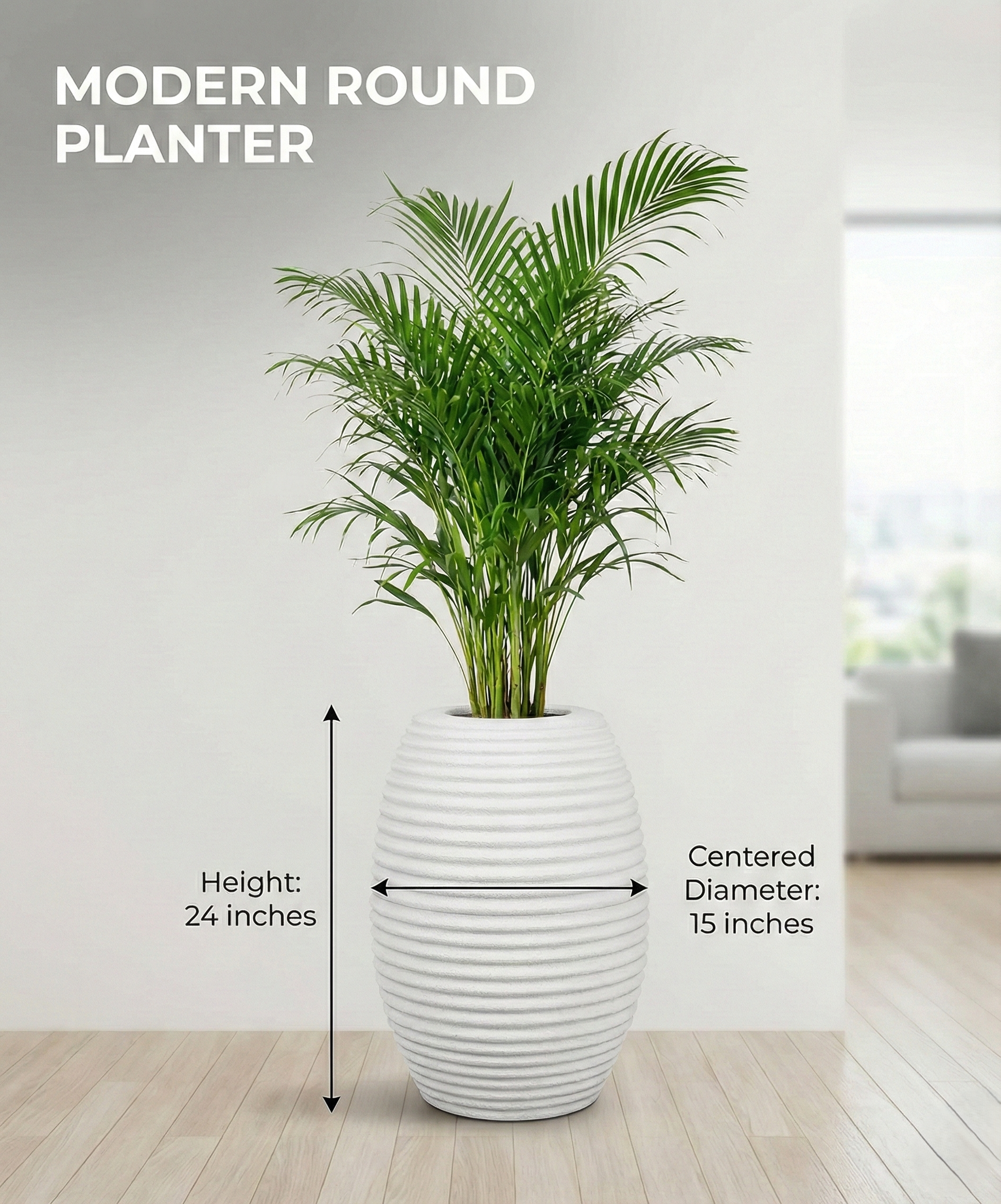 BGY-6 Modern Round Planter