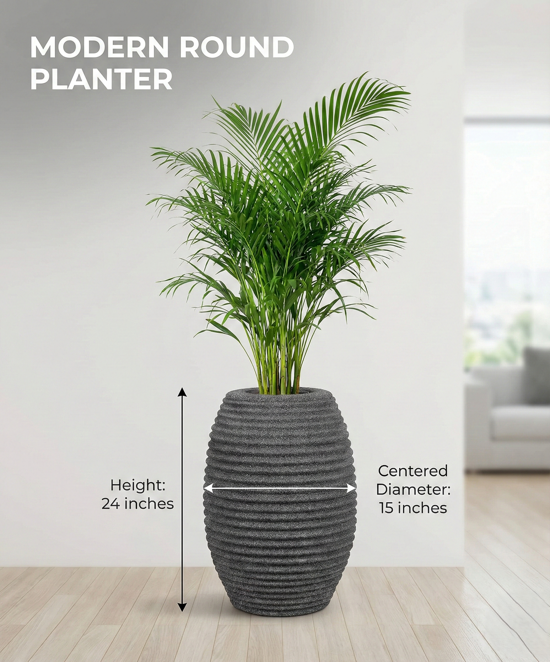 BGY-6 Modern Round Planter